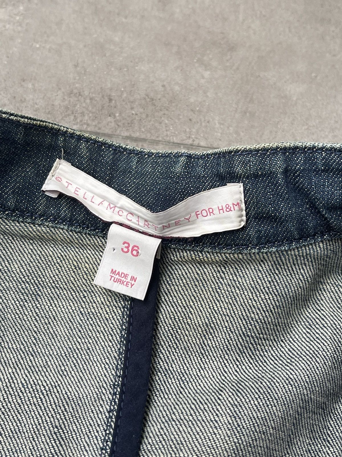 H&M × Stella McCartney SS05 Stella McCartney X H&M Denim Blazer Jacket Size XS / US 0-2 / IT 36-38 - 14 Thumbnail