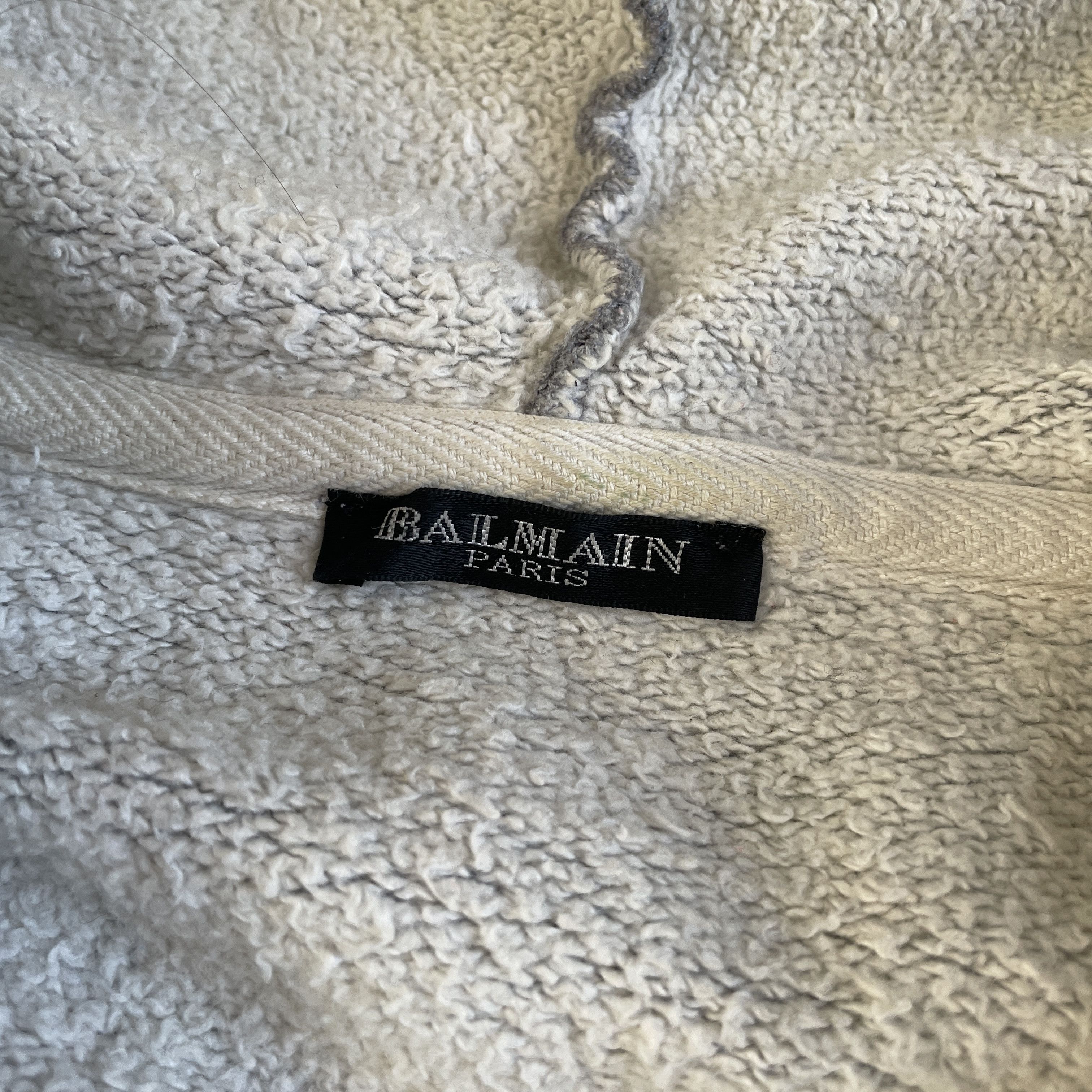Balmain Balmain SS12 quarter zip hoodie by Oliver Rousteing Size US S / EU 44-46 / 1 - 5 Thumbnail