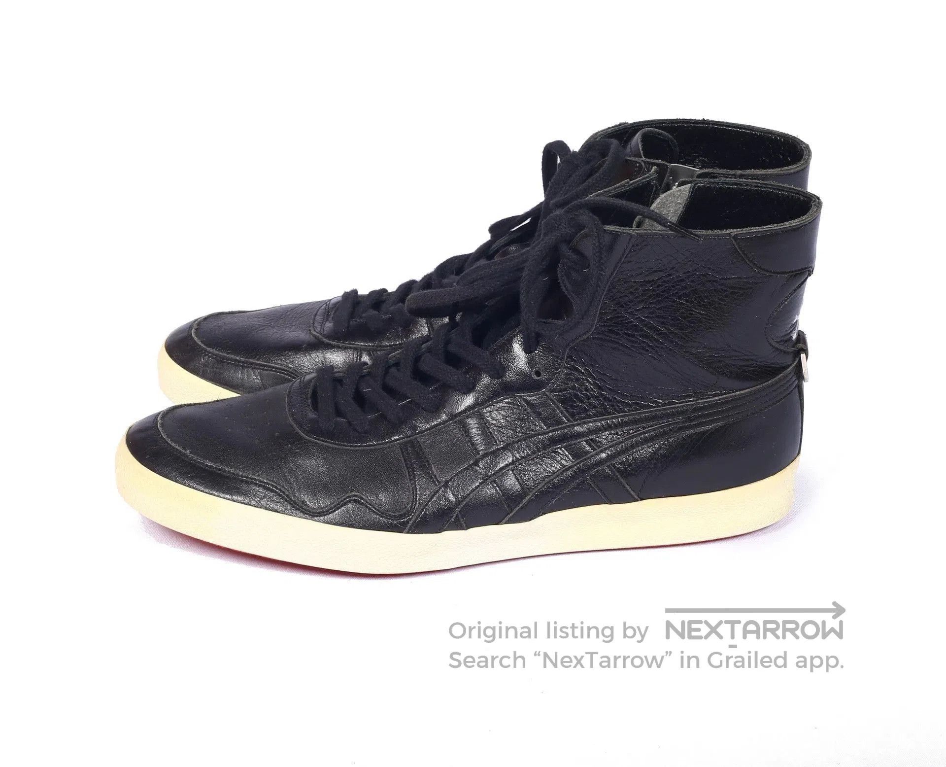 Onitsuka Tiger Black High-Top Leather Sneakers Size 11. Size US 11 / EU 44 - 1 Thumbnail