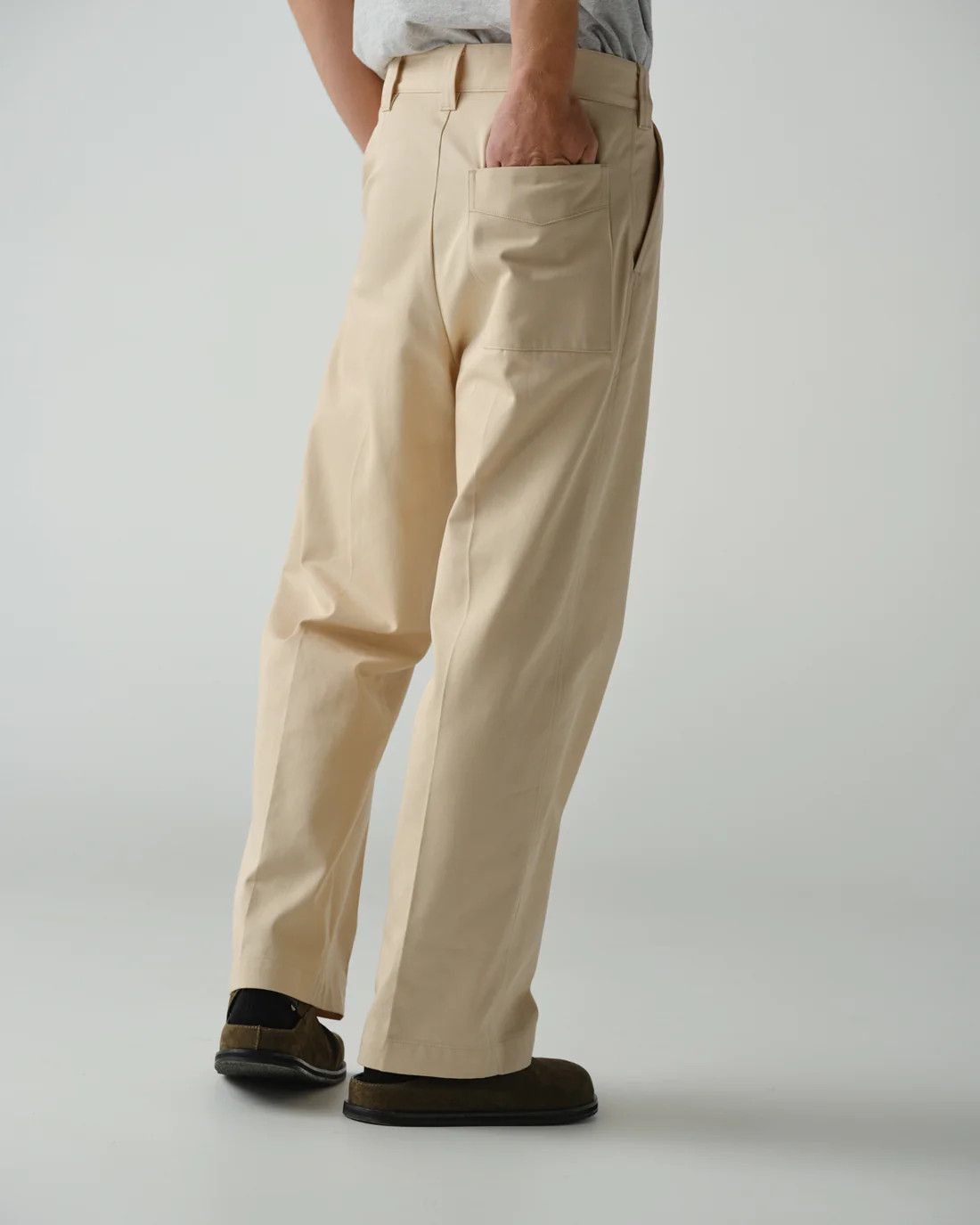 Other 💚 Thom Morison Wide Classic Pant Ecru Small NEW Size US 32 / EU 48 - 13 Thumbnail