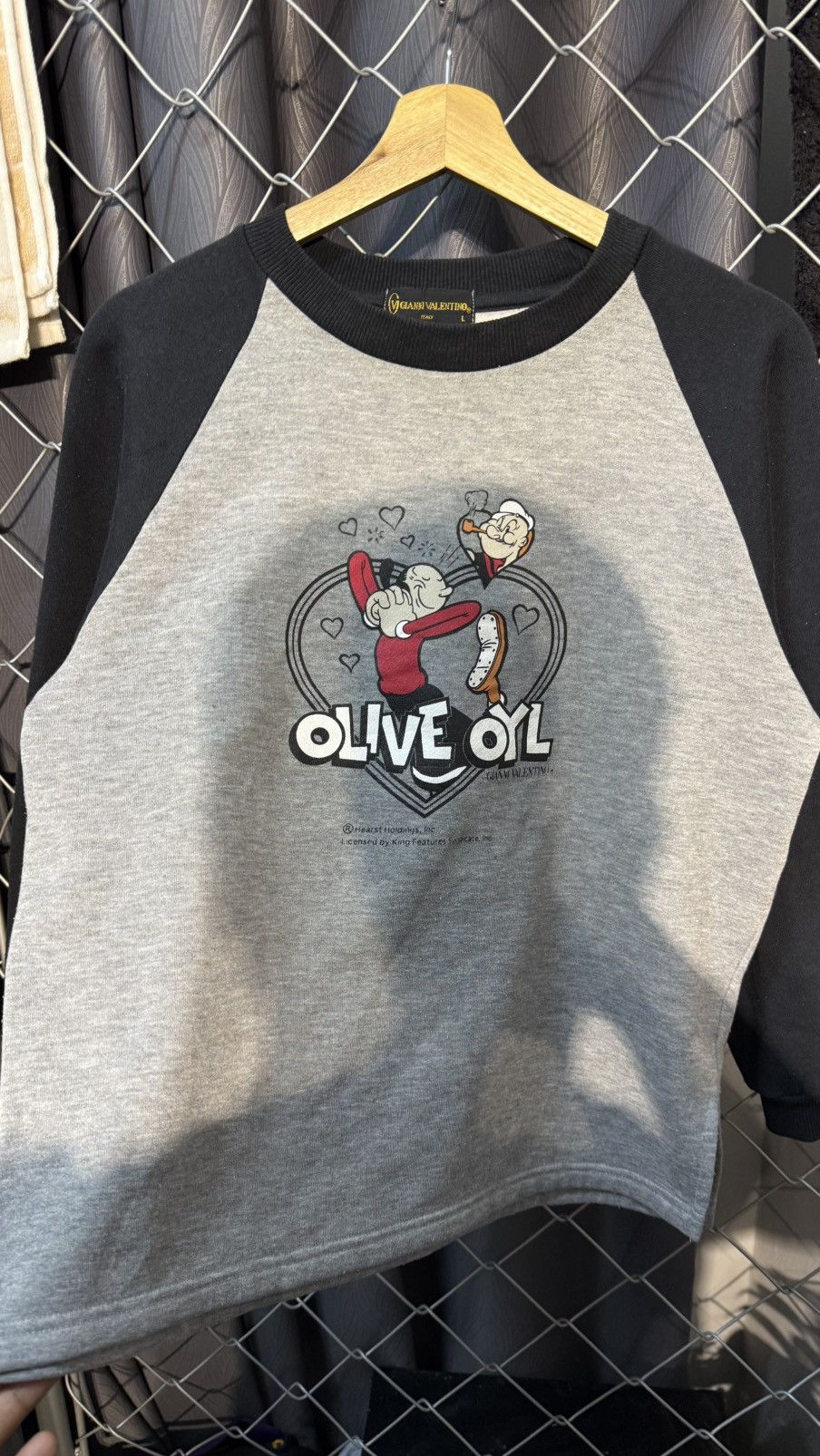 Gianni Valentino VINTAGE GIANNI VALENTINO X POPEYE OLIVE OYL CREWNECK Size US L / EU 52-54 / 3 - 2 Thumbnail