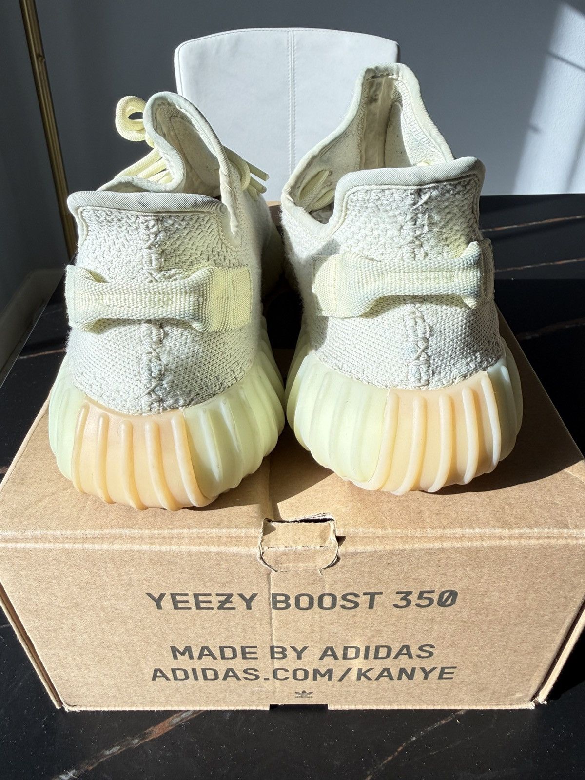Adidas × Y's Yeezy Boost 350 Butter Size US 9 / EU 42 - 4 Thumbnail