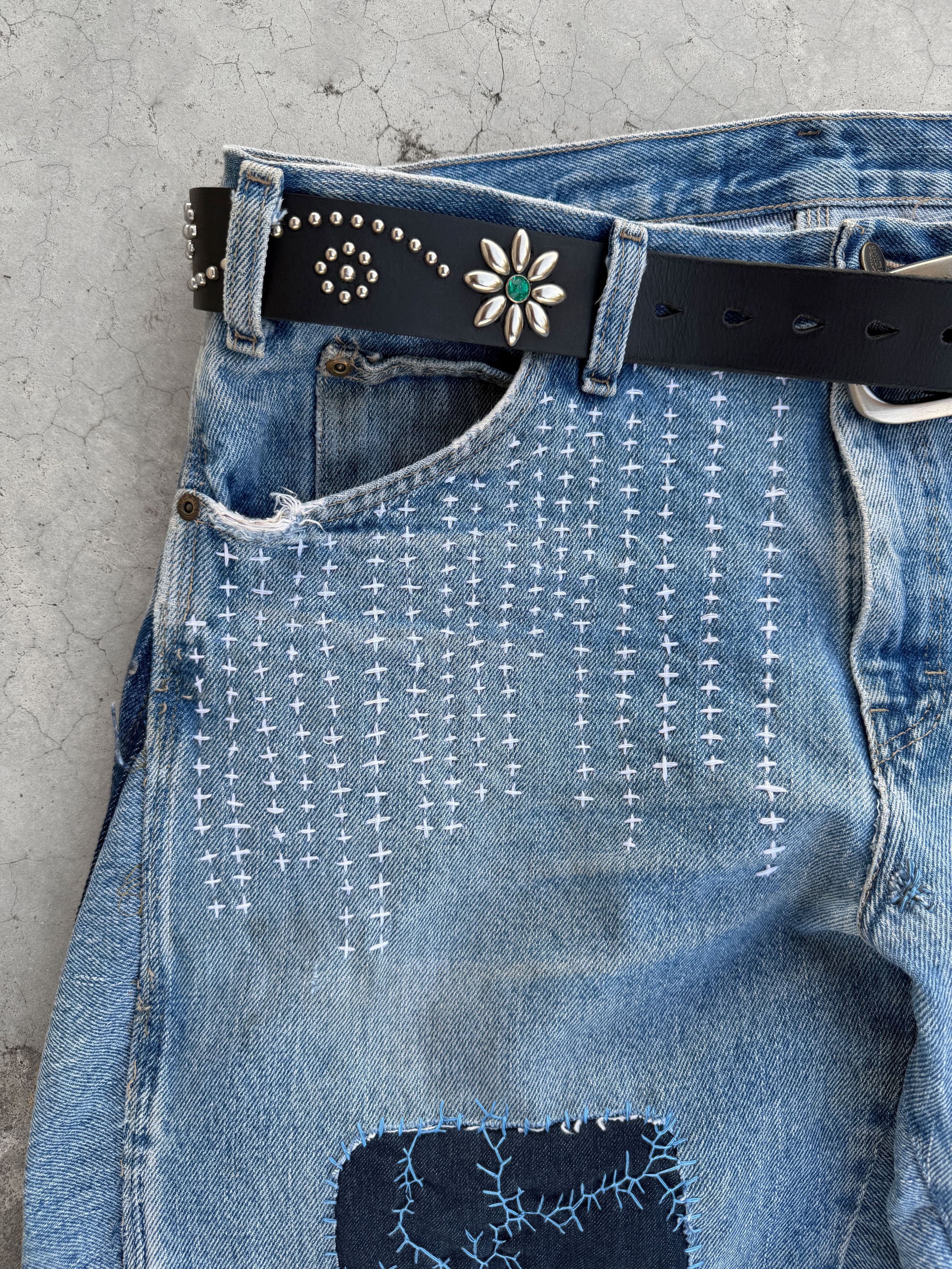 Japanese Brand Vintage Boro Patchwork DICKIES Carpenter Size US 36 / EU 52 - 21 Thumbnail
