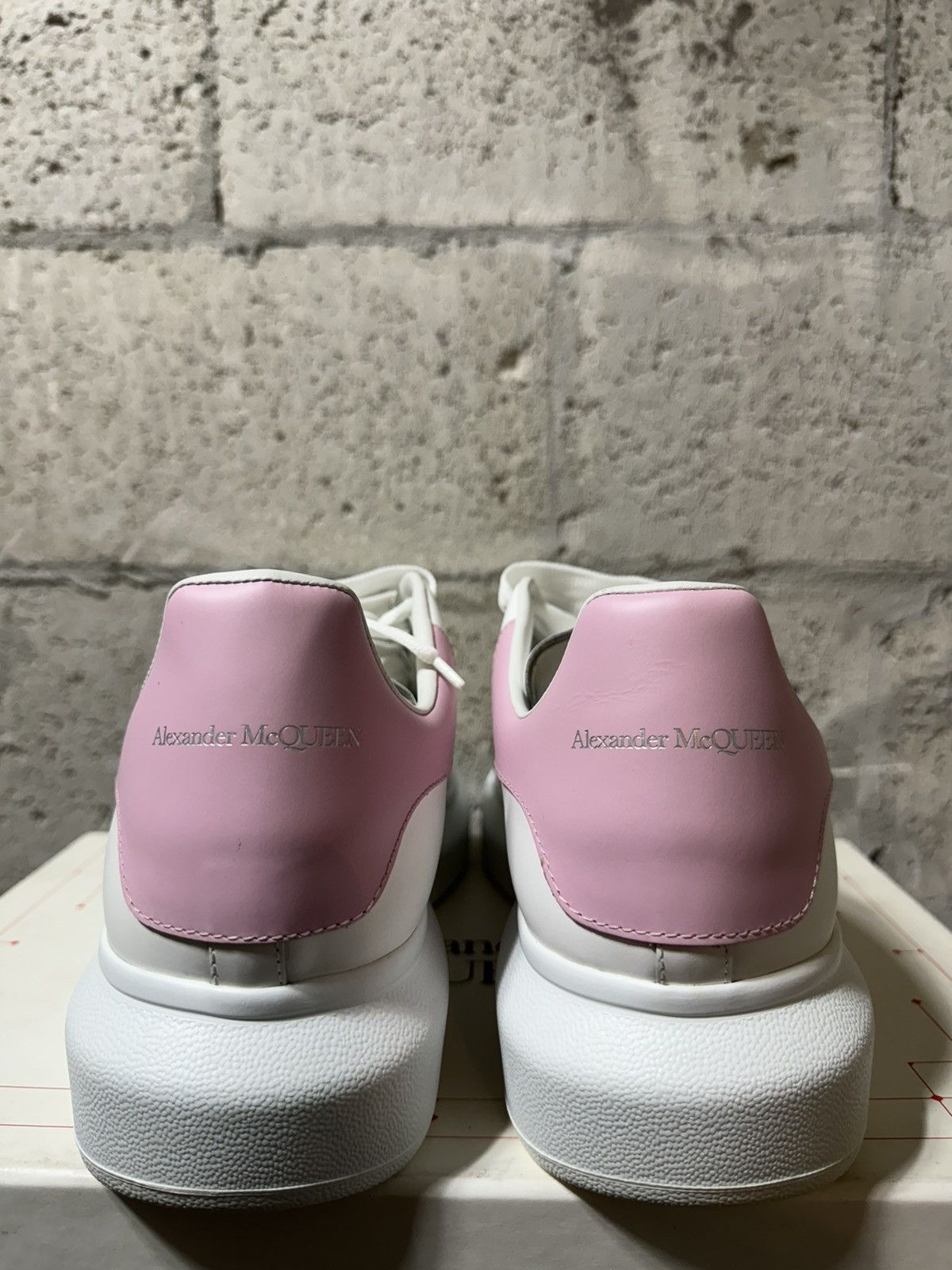 Alexander McQueen ALEXANDER MCQUEEN Oversized Sneakers Pink White Size US 13 / EU 46 - 4 Thumbnail