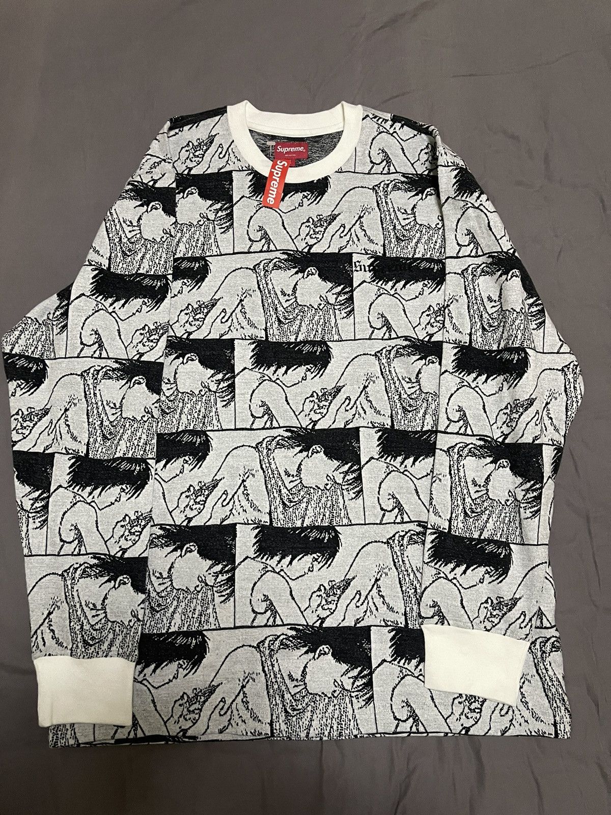 Supreme Supreme Akira Syringe jacquard L/s top sweater size large | Grailed