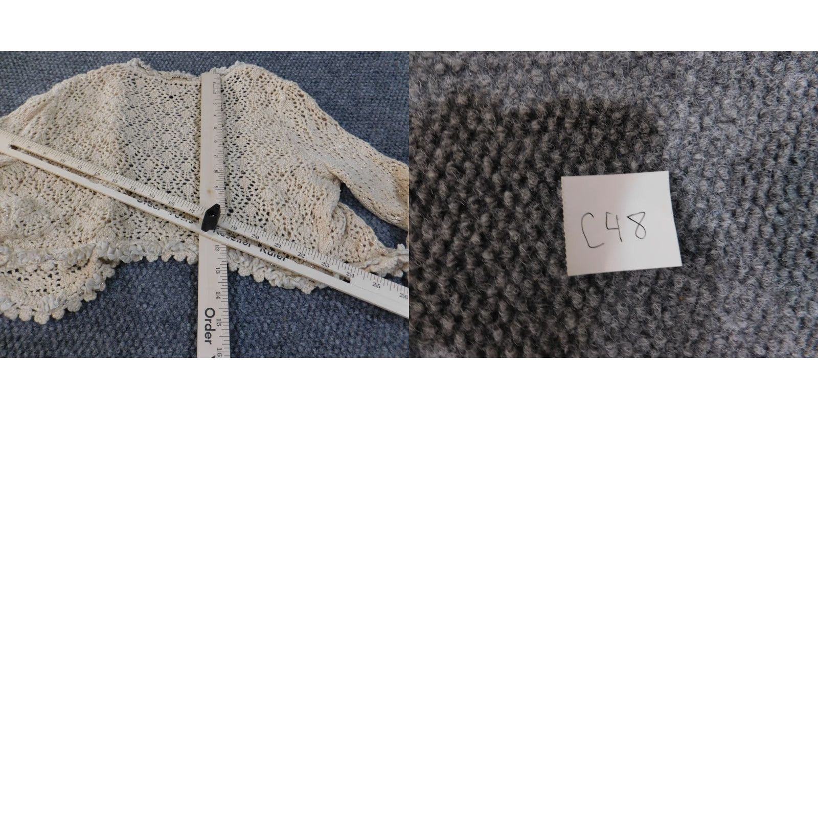 Express Express Womens Medium beige open eyelet shawl hollow cardigan Shirt? Size M / US 6-8 / IT 42-44 - 9 Thumbnail