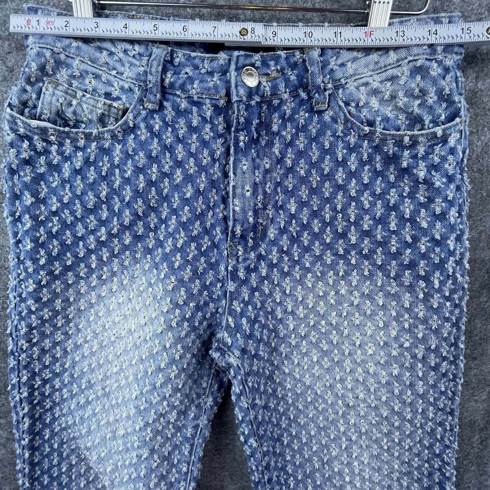 Jaded London Jaded London Jeans Womens 26 Wide Slouchy Petite Distressed Size 26" / US 2 / IT 38 - 6 Thumbnail