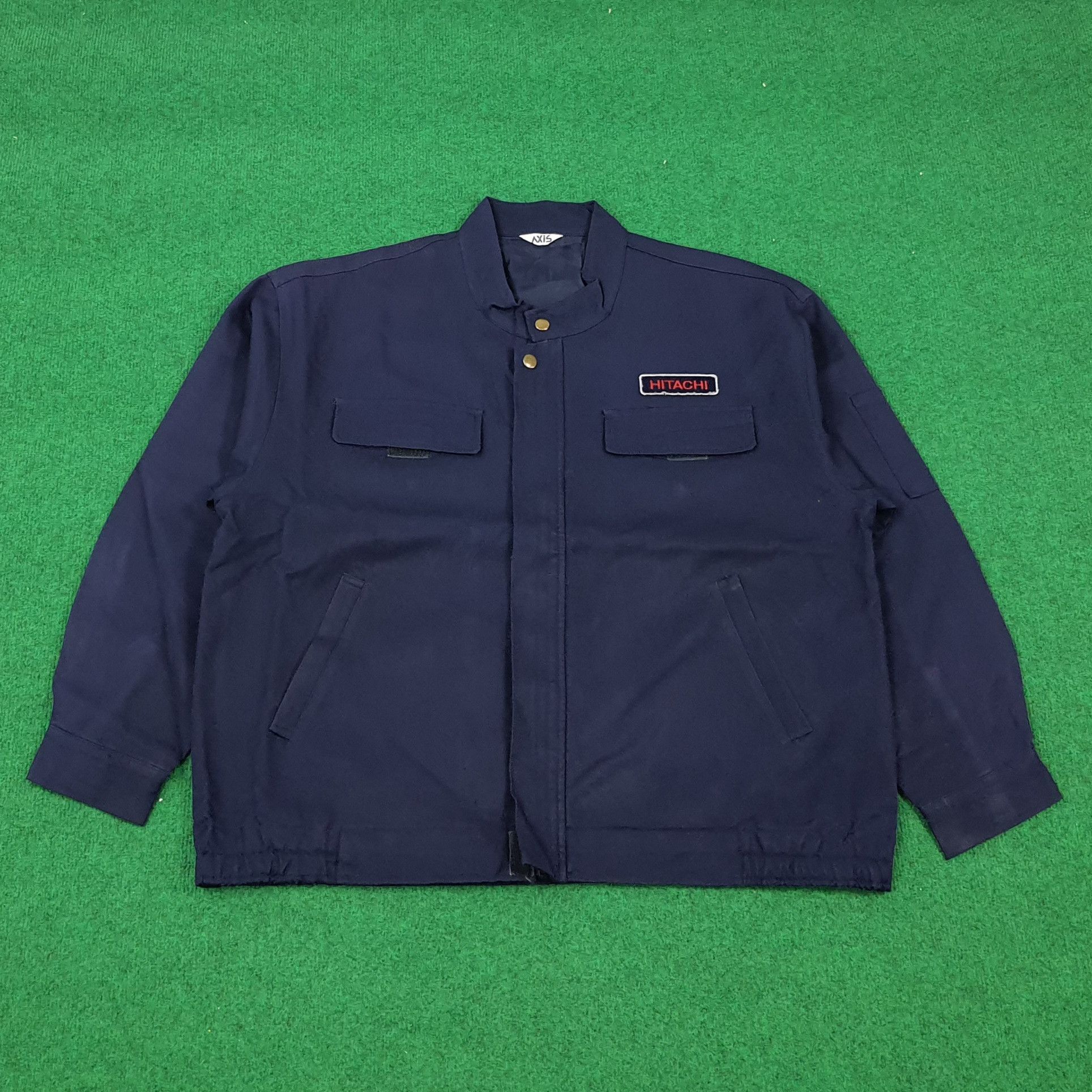 Japanese Brand × Vintage Vintage HITACHI Staff Japanese Brand Workwear Jacket Size US XL / EU 56 / 4 - 1 Thumbnail