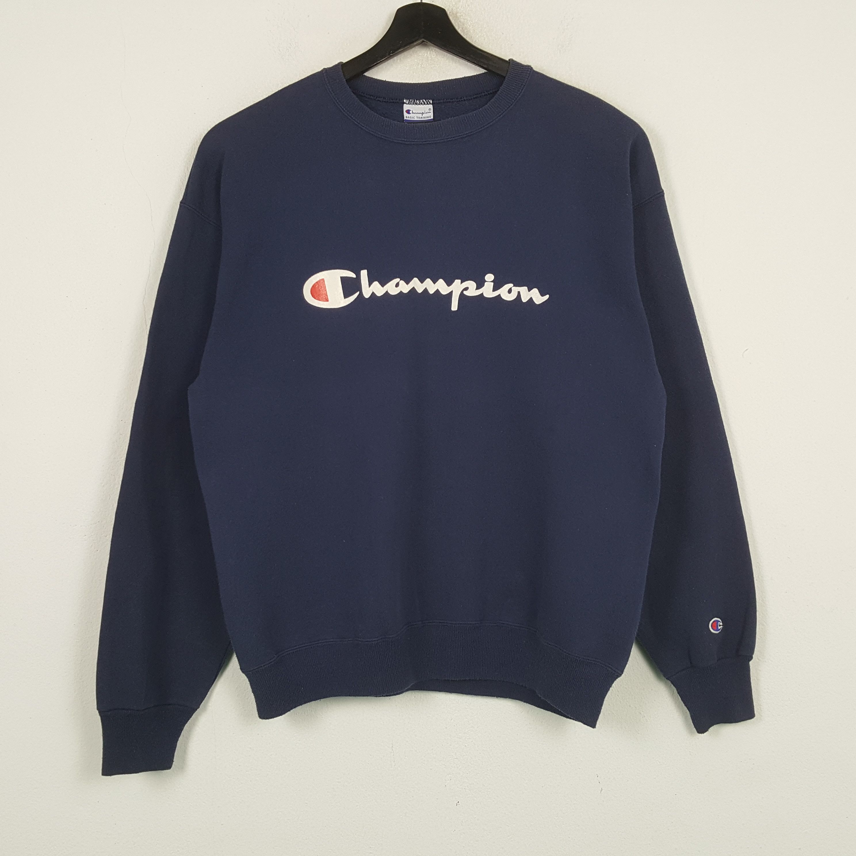 Champion CHAMPION Spellout Design Streetwear Sweatshirt C293N8 Size US L / EU 52-54 / 3 - 1 Thumbnail