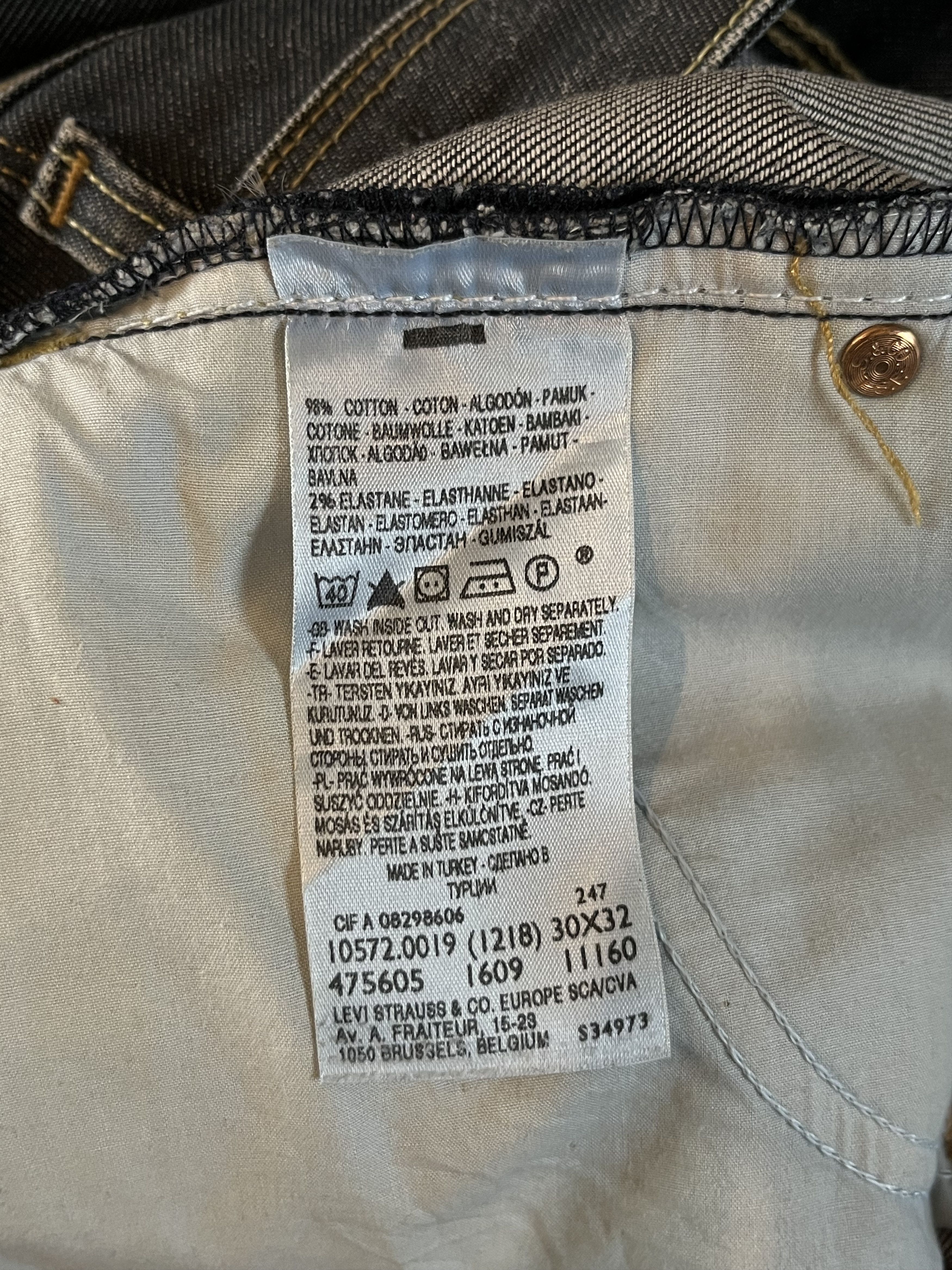 Levi's × Levi's Vintage Clothing Vintage Levis 572 Boot Cut Cowboy Avant Garde Opium Size 31" - 7 Thumbnail