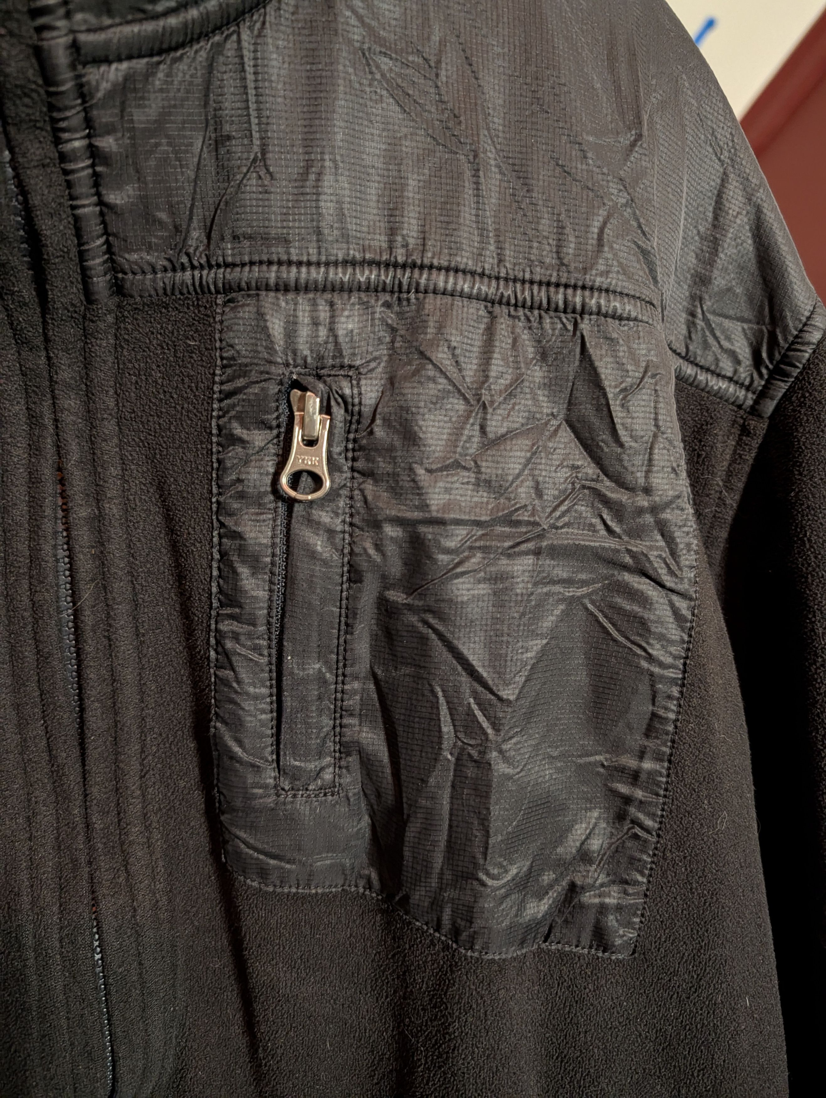 Other SCAPPINO Black Fleece Hidden Hood Zip-up Jacket Size US L / EU 52-54 / 3 - 5 Thumbnail