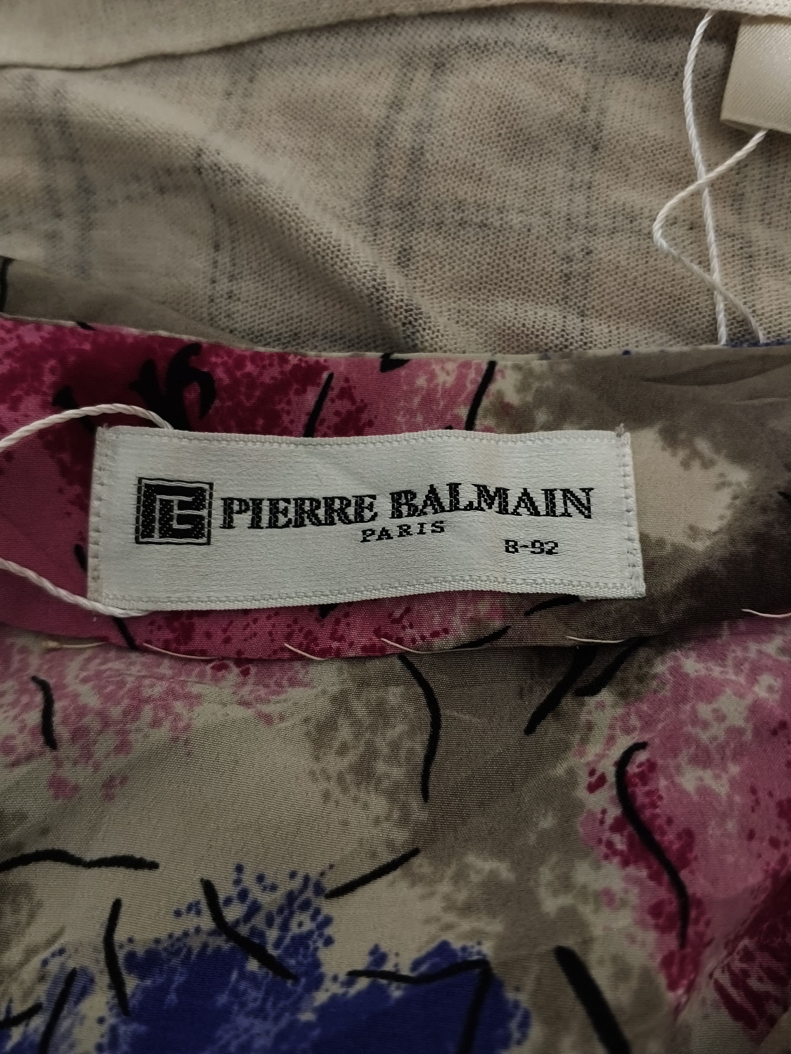 Pierre Balmain Vintage Pierre Balmain Floral Blouses Size S / US 4 / IT 40 - 6 Thumbnail
