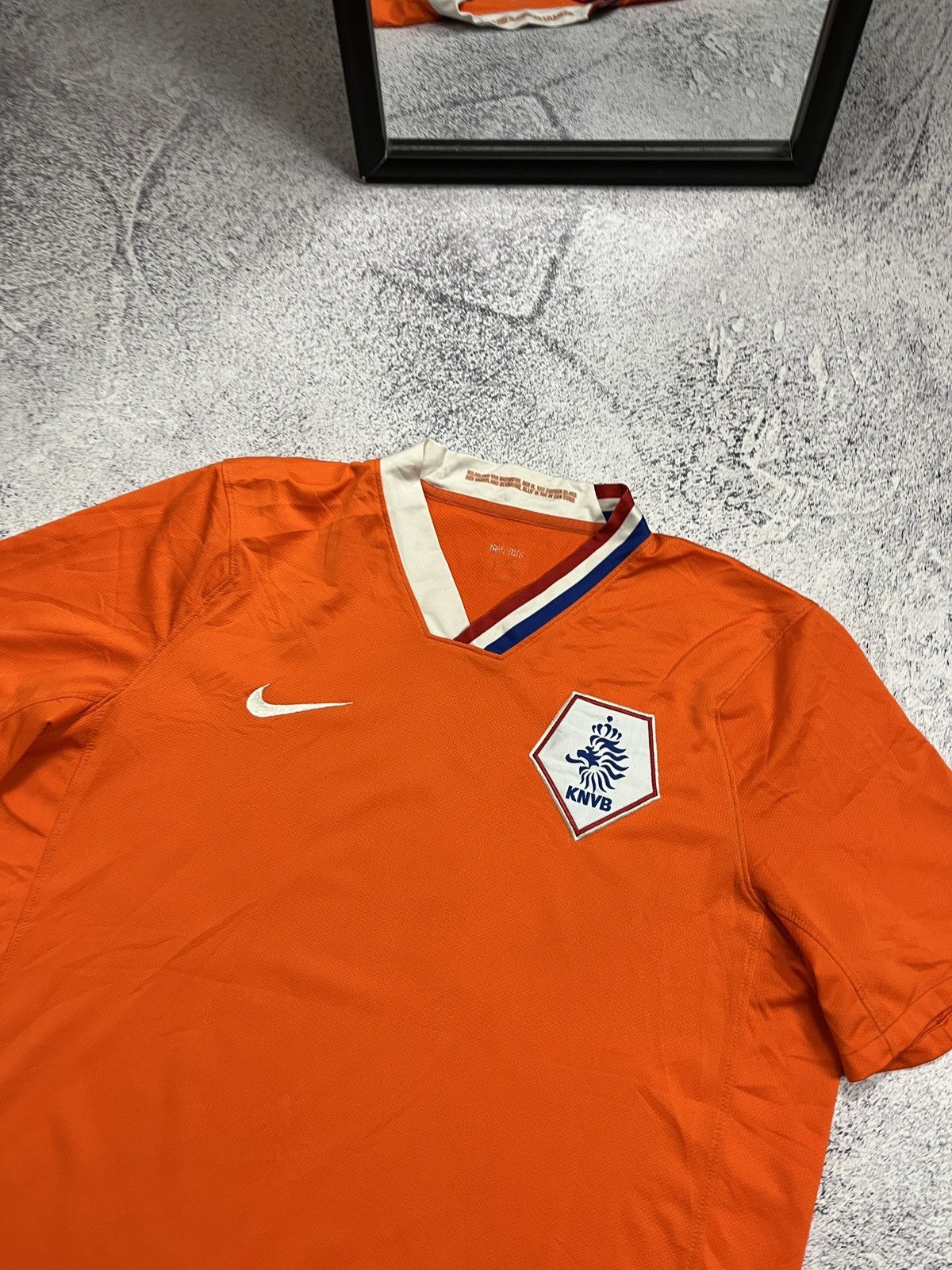 Nike × Vintage Nike Netherlands Holland 2008 Home Soccer Jersey Vintage Size US XL / EU 56 / 4 - 4 Thumbnail