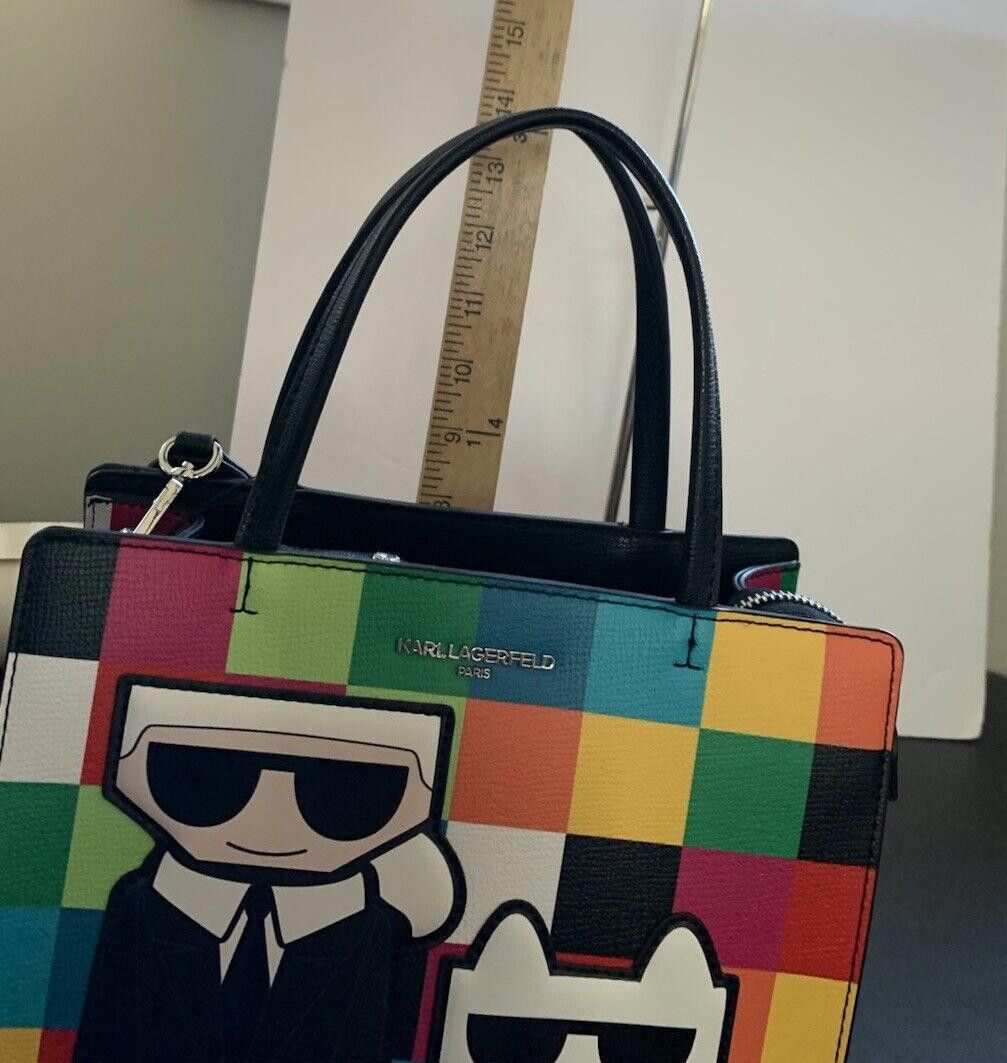 Karl Lagerfeld Karl Lagerfeld Maybelle Crossbody Bag Bright Color Squares Size ONE SIZE - 11 Thumbnail