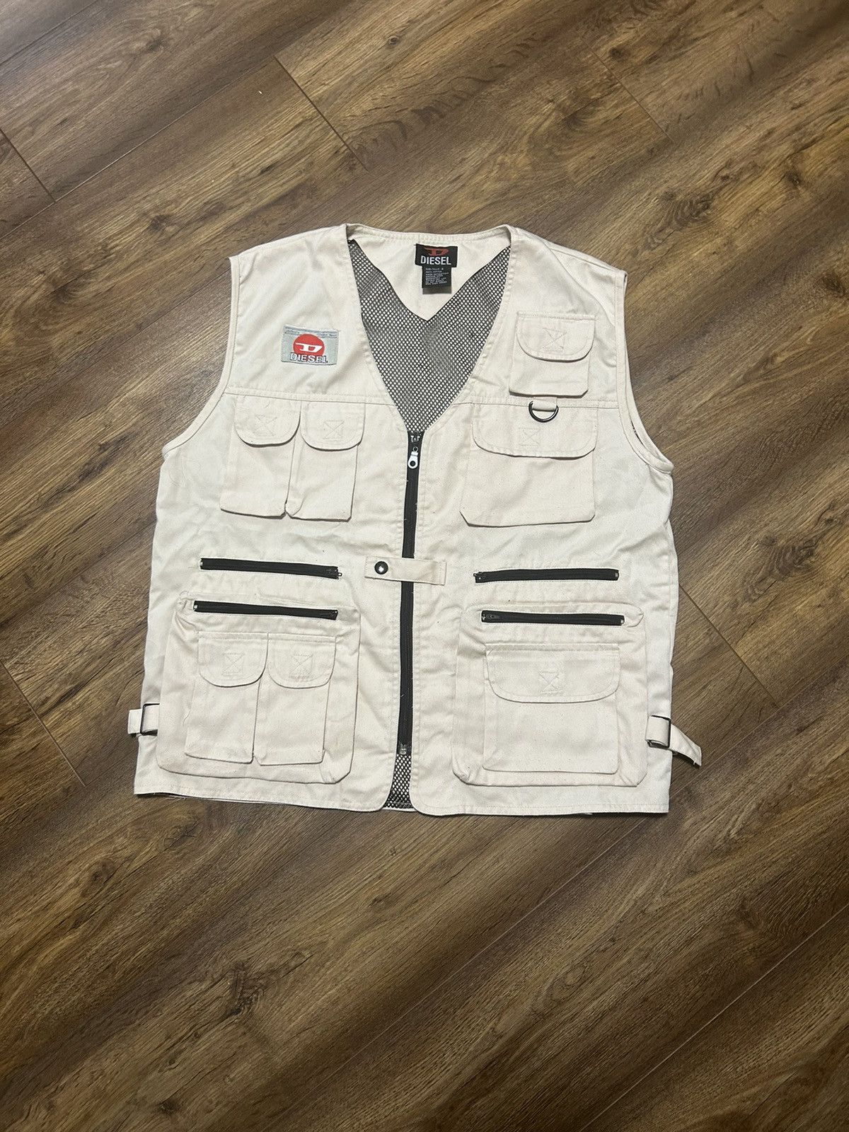 Diesel Vintage Diesel multi pocket vest Size US S / EU 44-46 / 1 - 1 Thumbnail