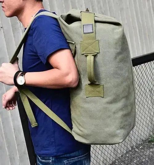 Japanese Brand Canvas Travel Backpack Size ONE SIZE - 3 Thumbnail