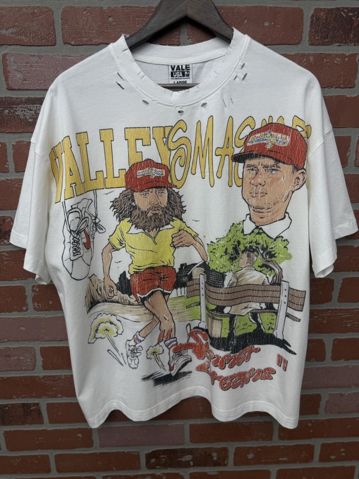 Vale Valley White Summer Tee Men’s Size L (NEW) Size US L / EU 52-54 / 3 - 4 Thumbnail