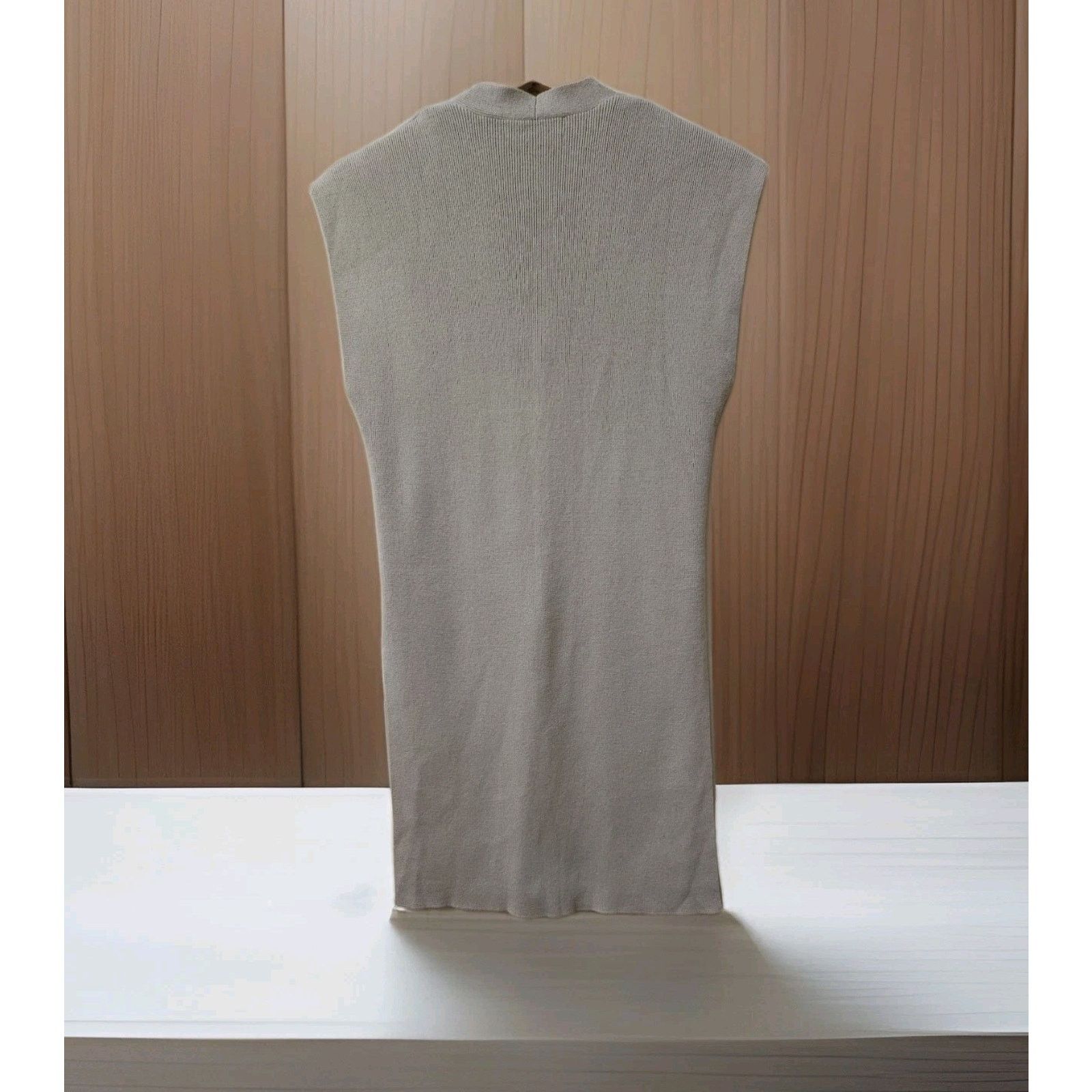 Tse Tse Cashmere Silk Sweater Sleeveless Womens Pleated Dress Size S / US 4 / IT 40 - 2 Thumbnail