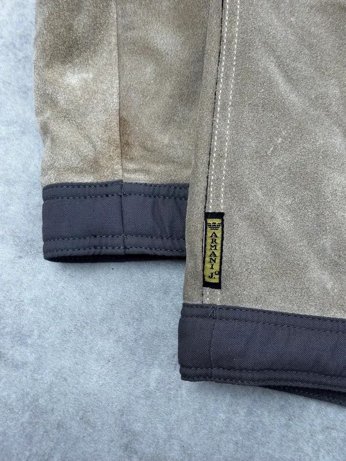 Armani 1990s Armani Beige Shearling Leather Jacket Size US M / EU 48-50 / 2 - 11 Thumbnail
