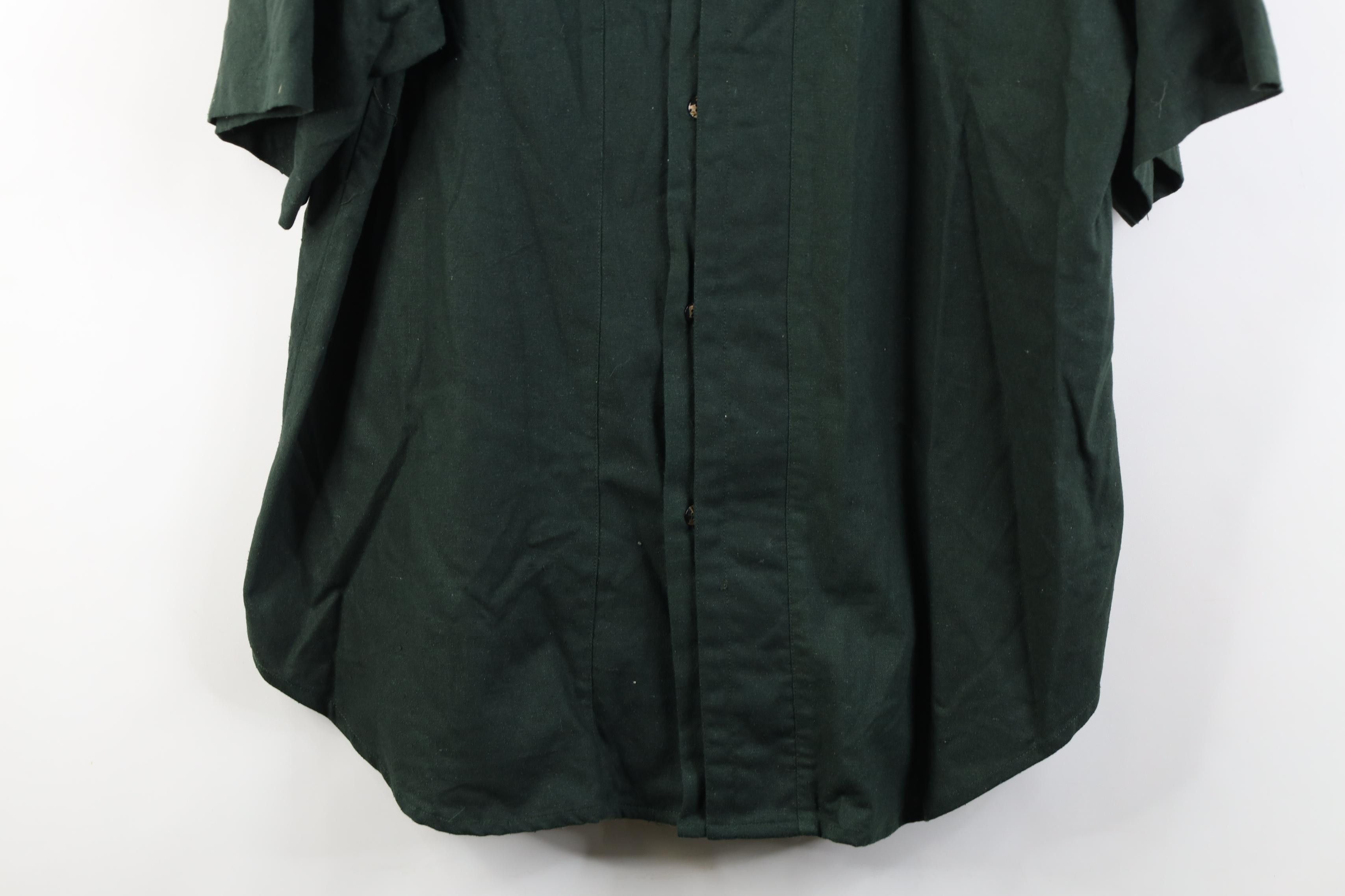 Vintage Vintage 90s Streetwear Silk Baggy Short Sleeve Button Shirt Size US XL / EU 56 / 4 - 3 Thumbnail