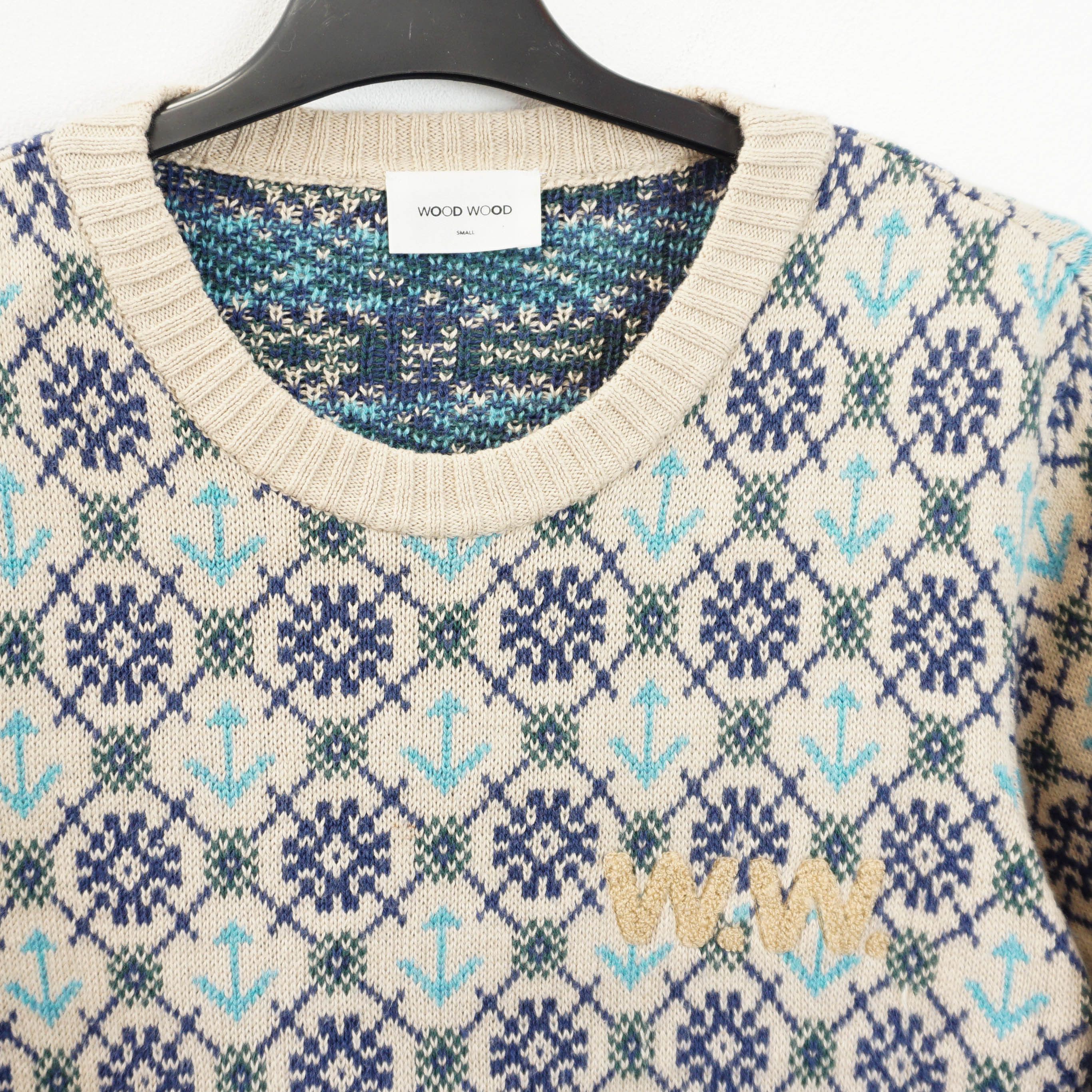 Wood Wood SS19 Knitted Wool Sweater Size US S / EU 44-46 / 1 - 2 Thumbnail