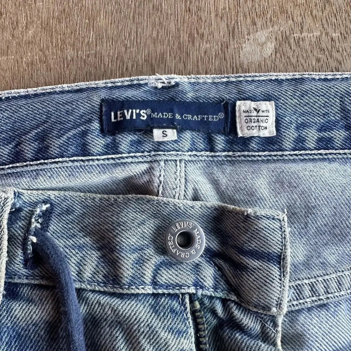 Levi's Made & Crafted LEVI’S MADE & CRAFT DENIM DOUBLE KNEE RIPPED WORK WEAR PANTS Size US 30 / EU 46 - 12 Thumbnail