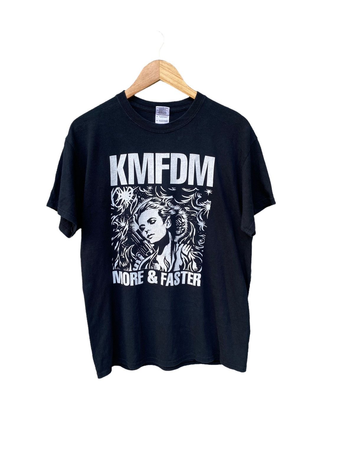 Band Tees Vintage KMFDM more & faster band / tour t shirt Size US M / EU 48-50 / 2 - 3 Thumbnail