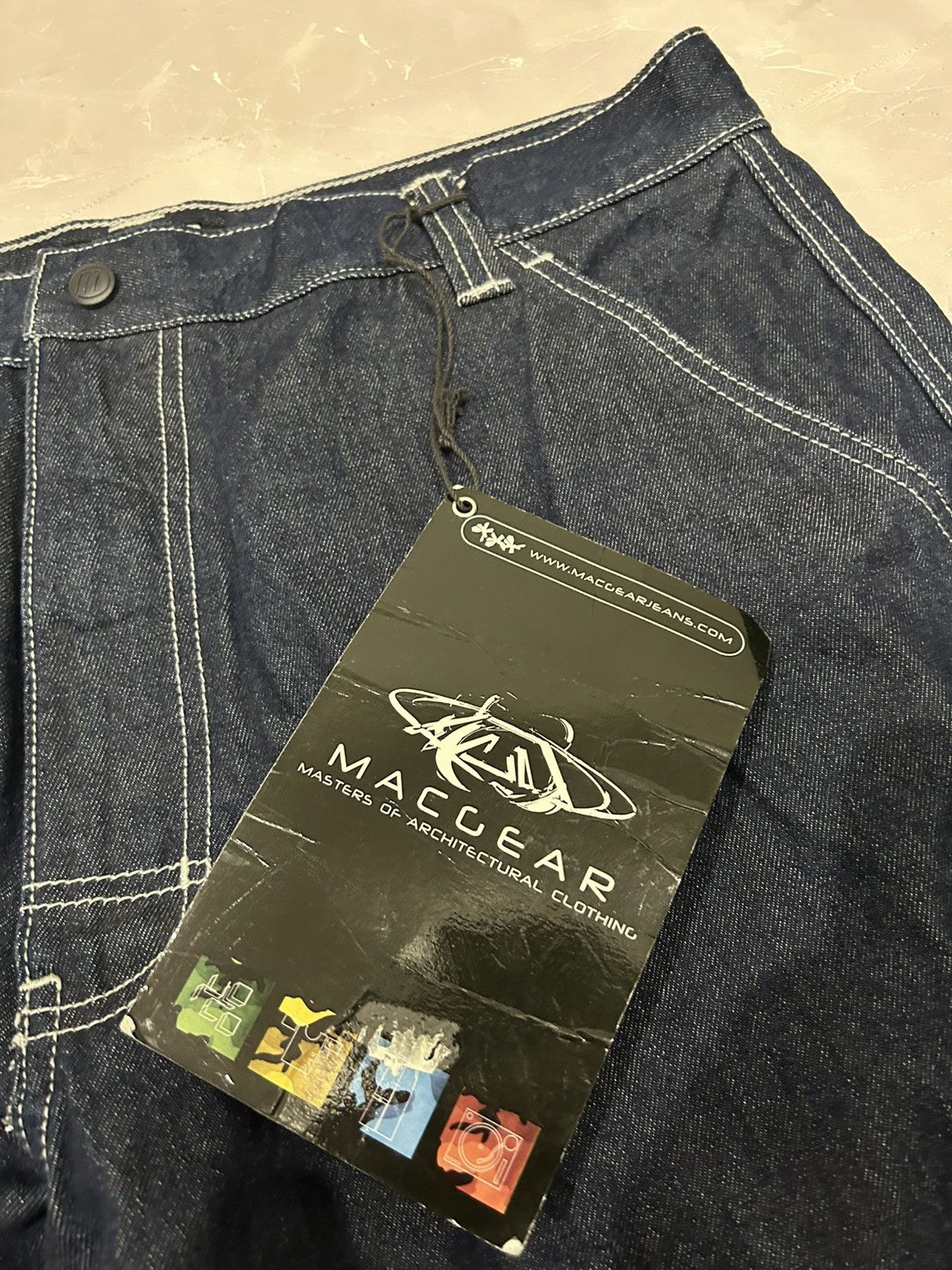 Hysteric Glamour Vintage Rare Macgear Rap Baggy Cargo Denim jeans Size US 38 / EU 54 - 4 Thumbnail