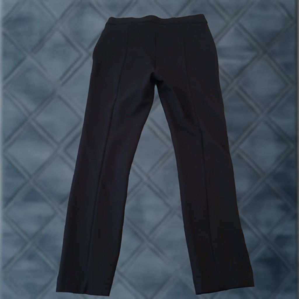 Vintage Rafaella Pants Womens Ankle Slim Straight Stretch Black Pull On 29x28 Mid Rise Size 6 Regular Women Size 28" / US 6 / IT 42 - 1 Thumbnail