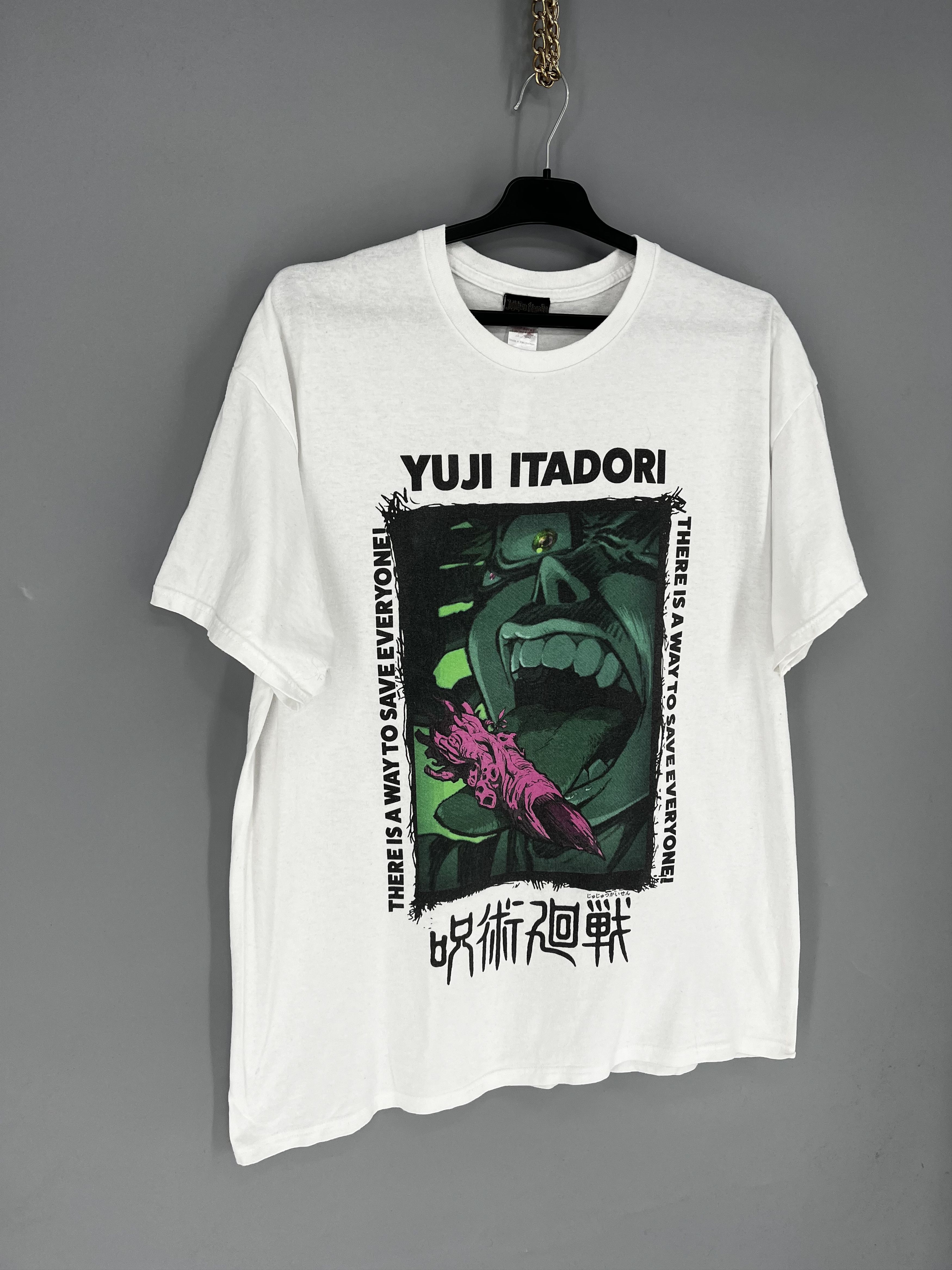Japanese Brand Jujutsu Kaisen Yuji Itadori anima Japanese tee Size US M / EU 48-50 / 2 - 2 Thumbnail