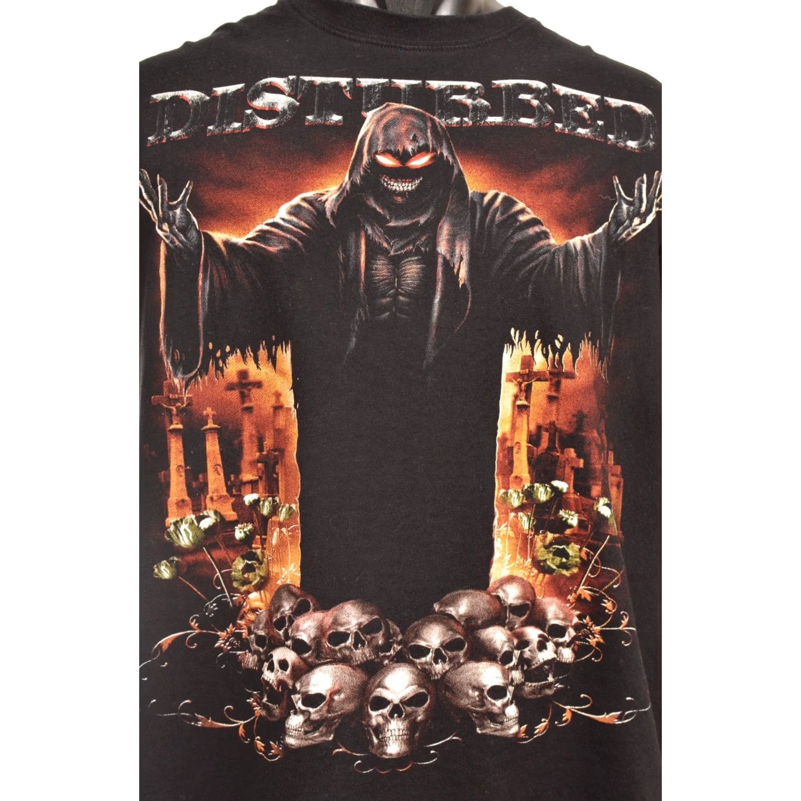 Vintage VINTAGE Hot Rock Disturbed The Guy Rock T-Shirt M Black Mens XS? Size US M / EU 48-50 / 2 - 3 Thumbnail
