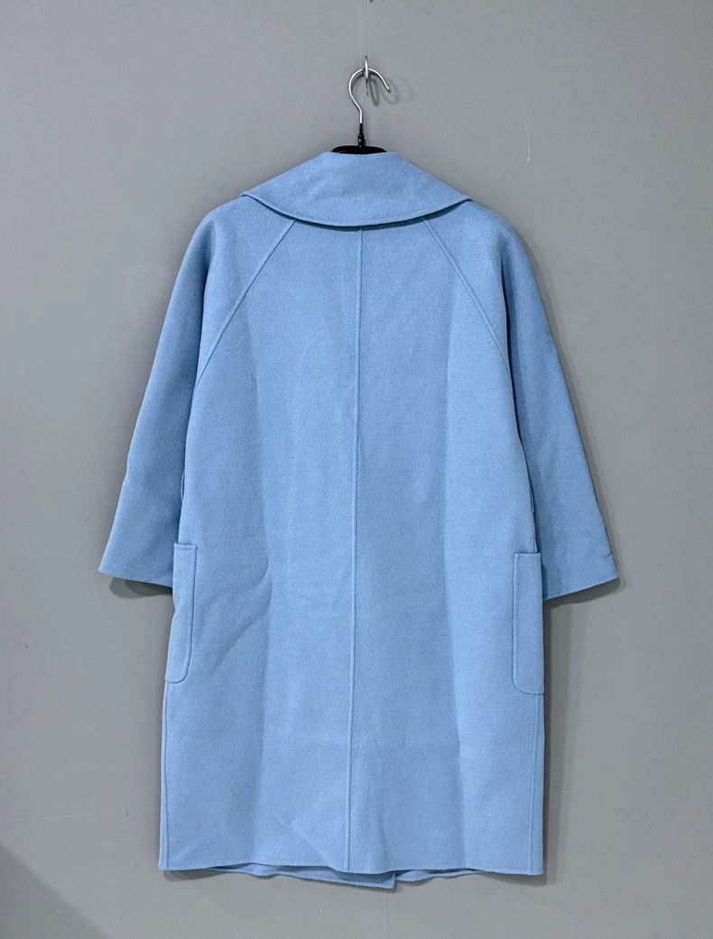 Max Mara Max Mara Light blue wool coat Size S / US 4 / IT 40 - 3 Thumbnail