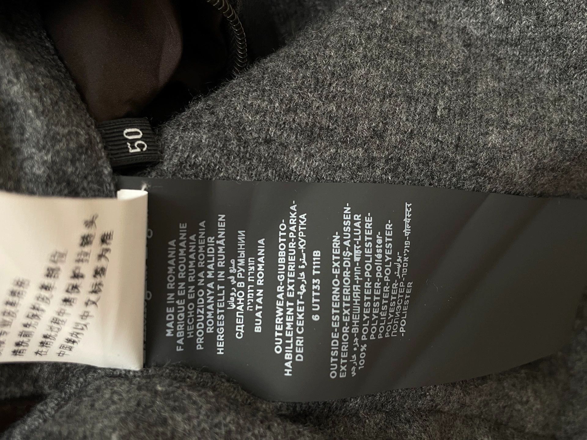 Ermenegildo Zegna Zegna Breeze Breaker RedGray Colorblock Double-Face Jkt 50 Size US M / EU 48-50 / 2 - 6 Thumbnail