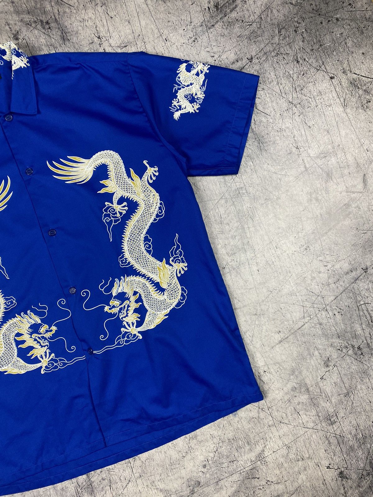 Affliction × Vintage Vintage Dragon Japanese Style Y2K Size US XL / EU 56 / 4 - 3 Thumbnail