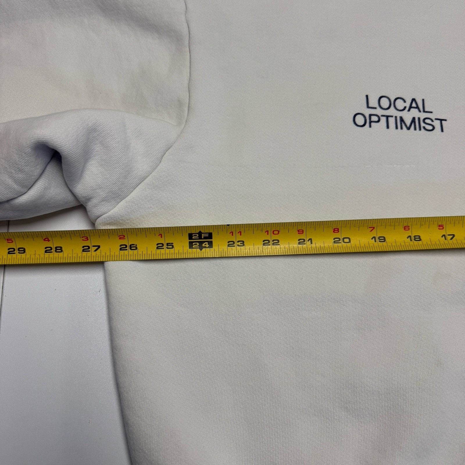 Madhappy Madhappy Local Optimist Ivory White Oversized Fleece Size M / US 6-8 / IT 42-44 - 11 Thumbnail