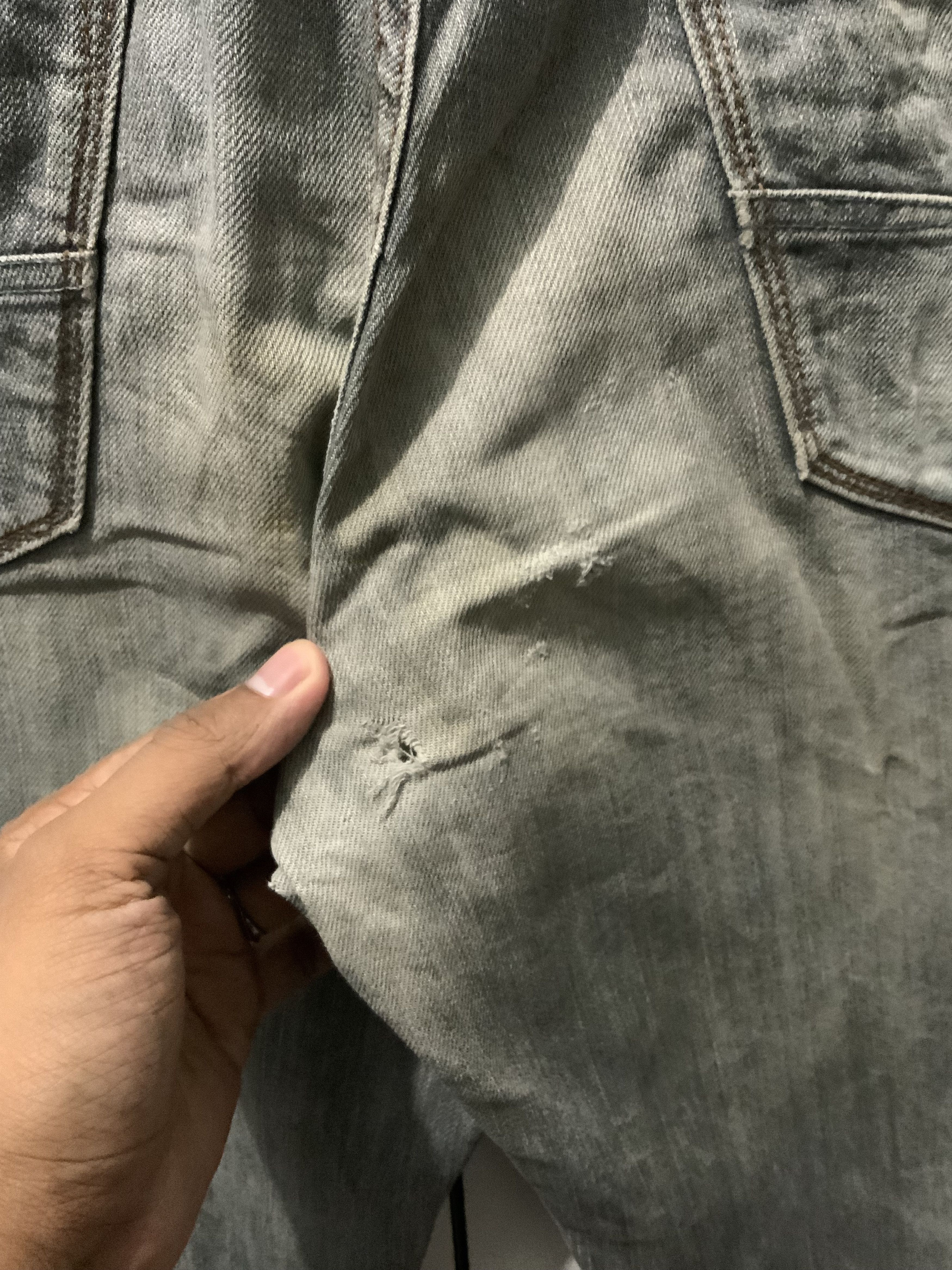 Denime Eddie Bauer Fade Japan Denime Jean Size US 31 - 13 Thumbnail
