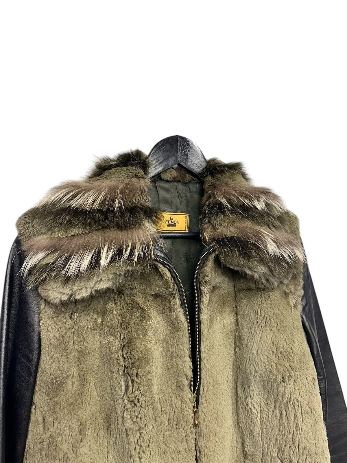 If Six Was Nine Fendi Rabbit Fur Jacket Rare IfSixWasNine LeGrandBleu Size M / US 6-8 / IT 42-44 - 18 Thumbnail