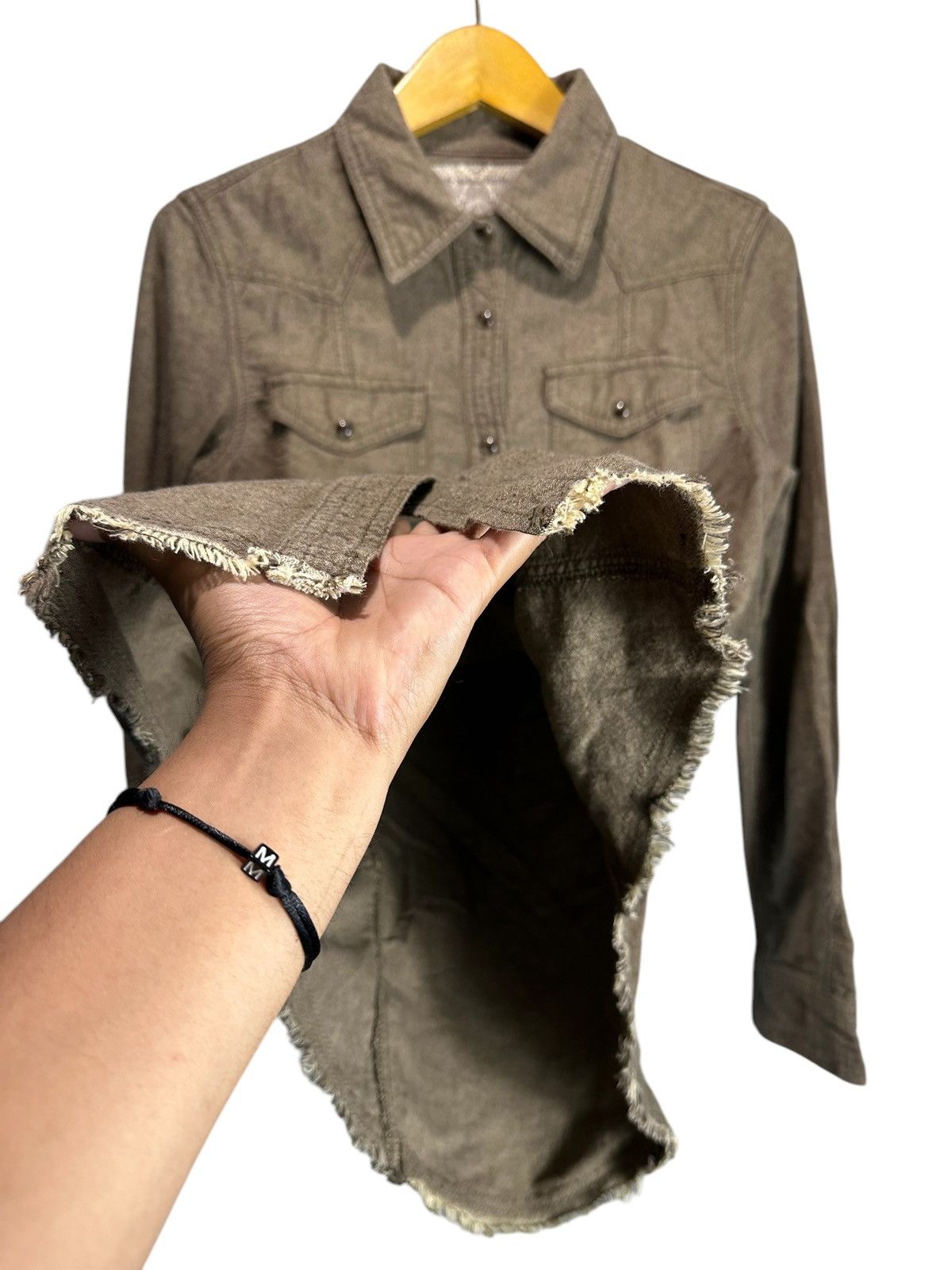GOA GOA DISTRESSED BUTTON WESTERN SHIRT IFSIX LGB STYLE Size US M / EU 48-50 / 2 - 6 Thumbnail