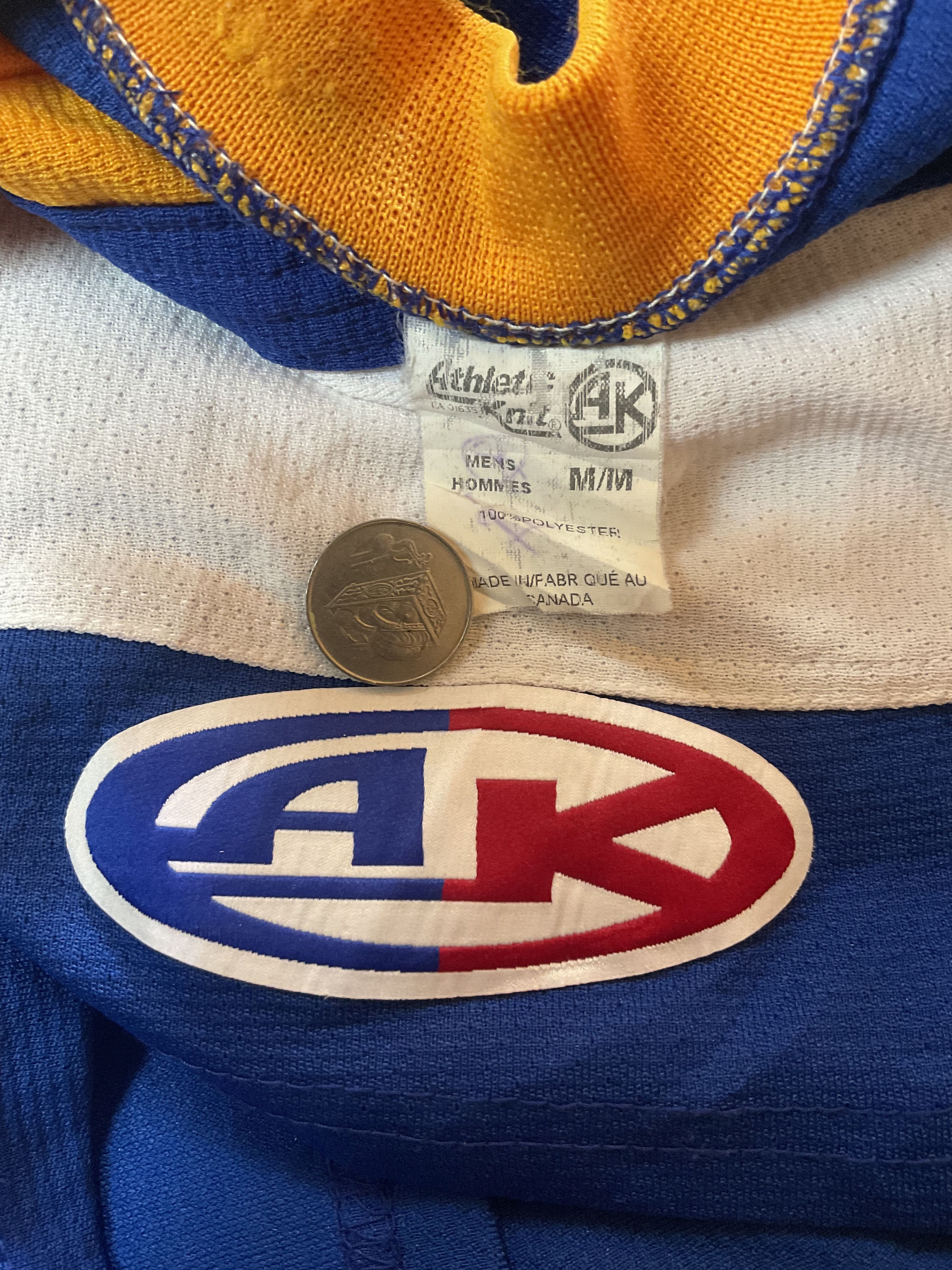 NHL Rhode Island Jr. Blues #27 Ice Hockey Jersey Stitched Size US M / EU 48-50 / 2 - 7 Thumbnail