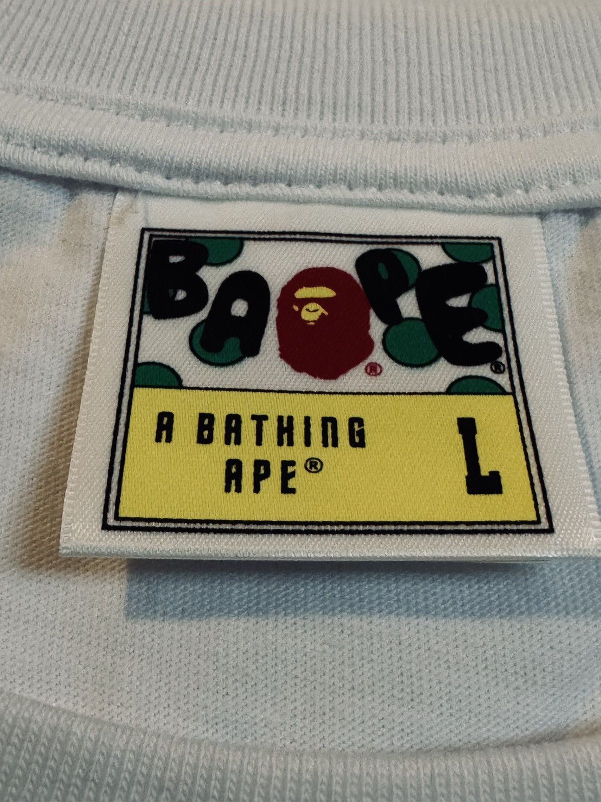 Bape Bape Summer College Tee Size Large Size US L / EU 52-54 / 3 - 5 Thumbnail