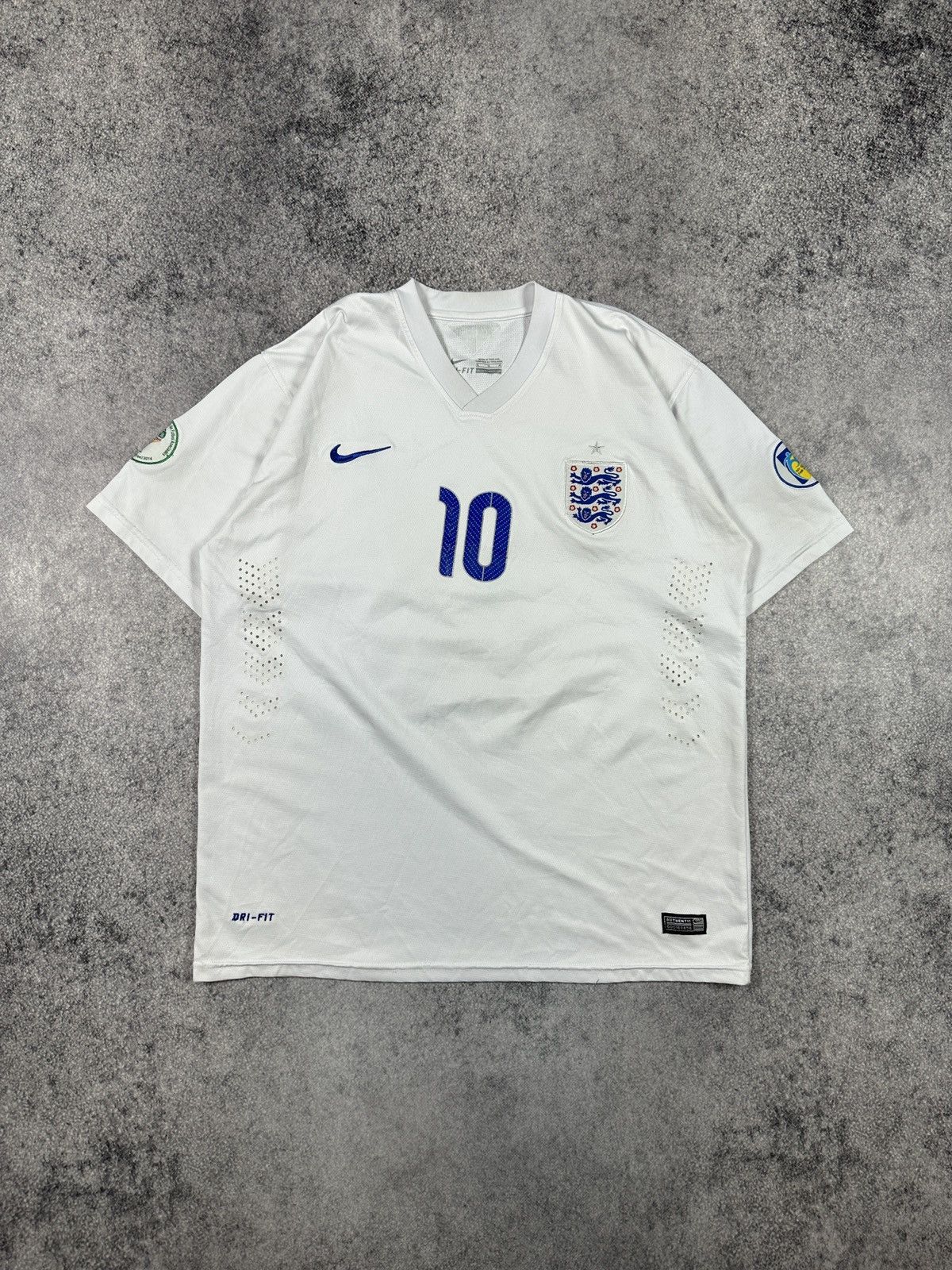 Nike Vintage Nike England Rooney 10 Soccer Jersey Blokecore XL Size US XL / EU 56 / 4 - 1 Thumbnail