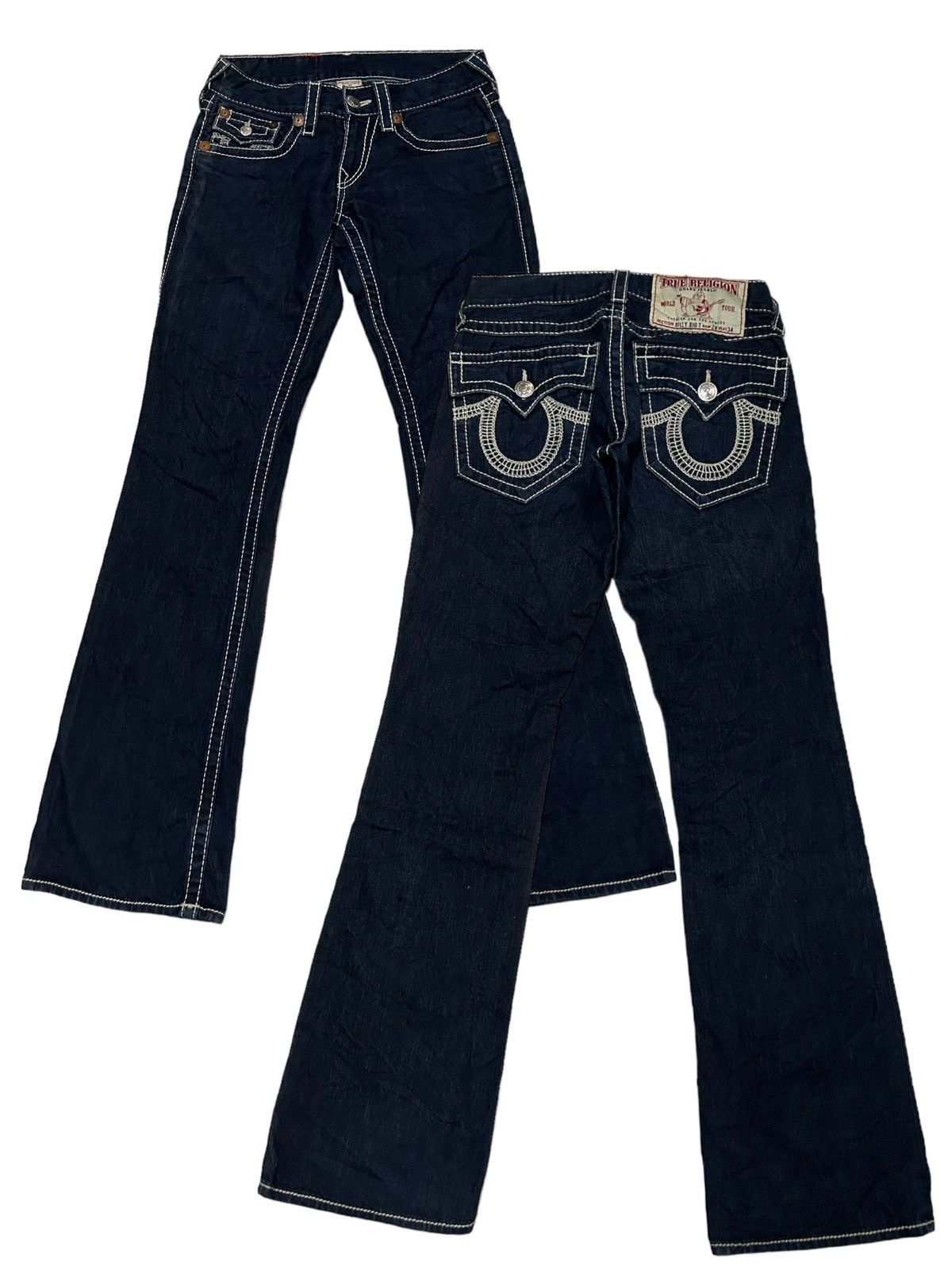 Japanese Brand × Kapital × True Religion Vtg TRUE RELIGION Flare denim Made In Usa Size US 30 / EU 46 - 1 Thumbnail
