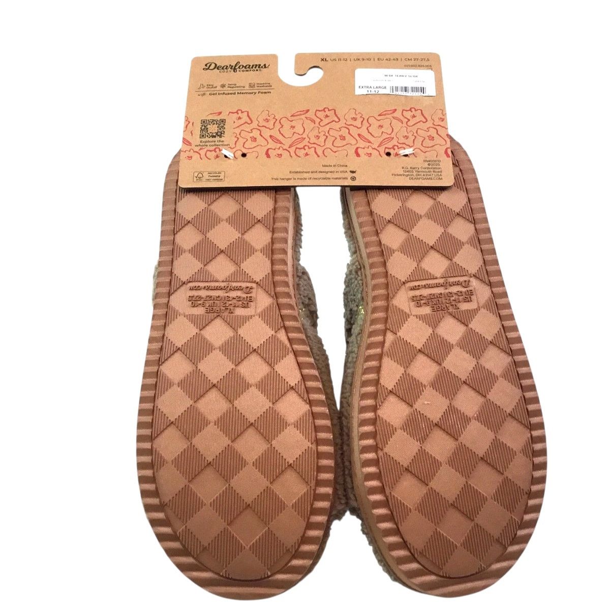Other Dearfoam Slippers NWT Cozy Comfort Green Slip-On XL 11-12 Size US 11 / IT 41 - 5 Thumbnail