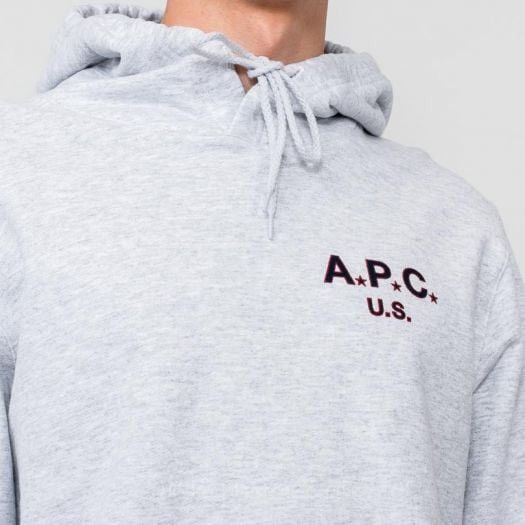 A.P.C. A.P.C. U.S. - Gray Hoodie - Size Medium (Unisex) Size US M / EU 48-50 / 2 - 1 Thumbnail