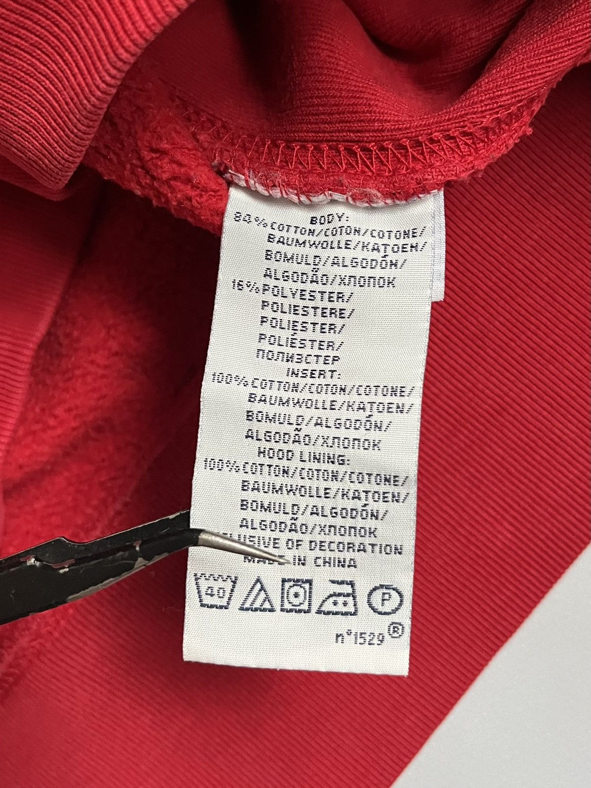 Polo Ralph Lauren Vintage 90s Polo Ralph Lauren 3 Men Red Pocket Hoodie Size US XL / EU 56 / 4 - 17 Thumbnail
