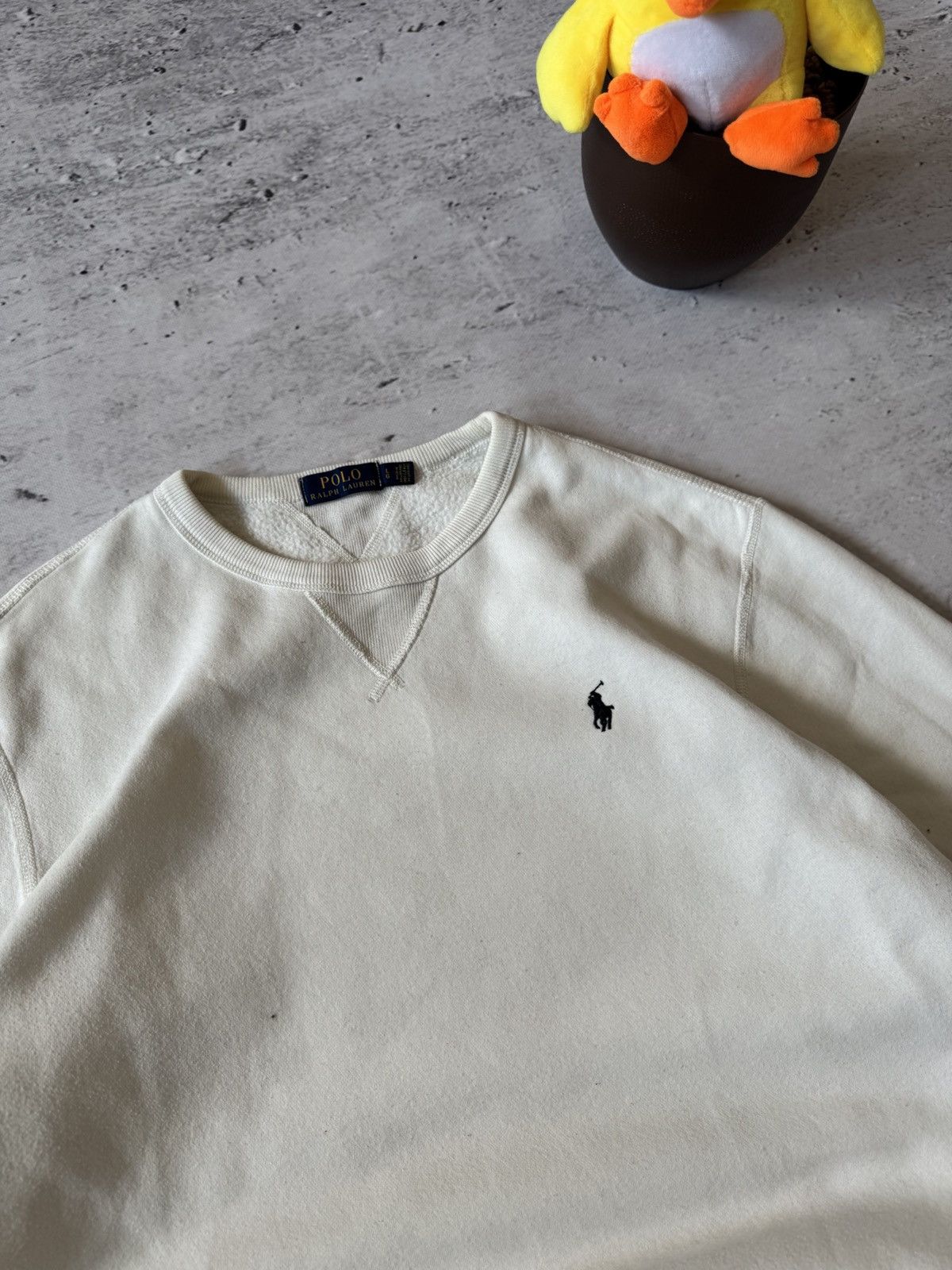Polo Ralph Lauren × Vintage POLO RALPH LAUREN VINTAGE BASIC LOGO OVERSIZE BAGGY SWEATER Size US L / EU 52-54 / 3 - 3 Thumbnail