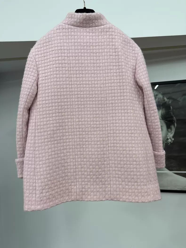 Chanel Chanel Pink tweed coat Size XS / US 0-2 / IT 36-38 - 3 Thumbnail