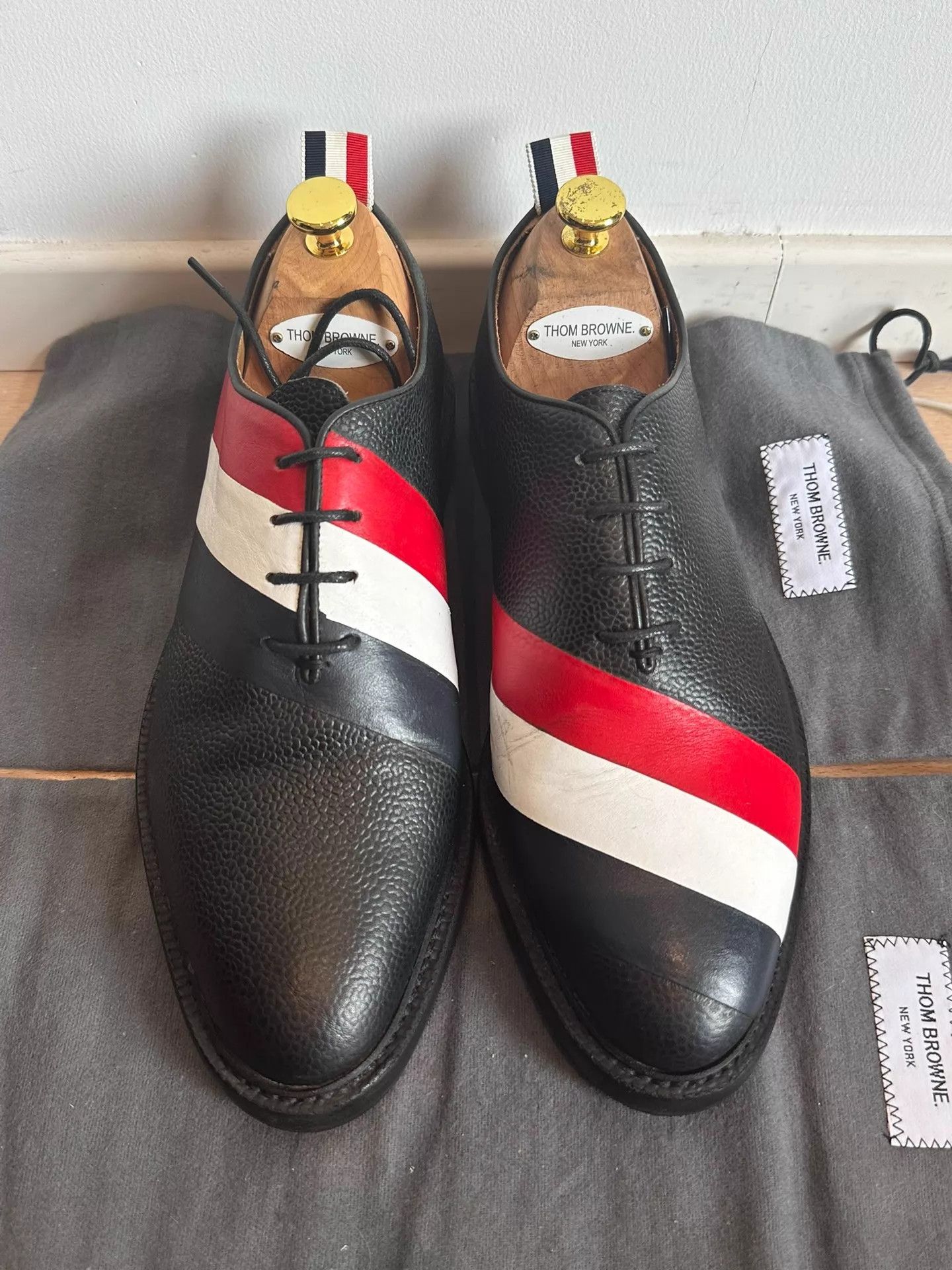 Thom Browne Thom Browne 3-Color Logo Derby Shoe US9 Size US 9 / EU 42 - 1 Thumbnail