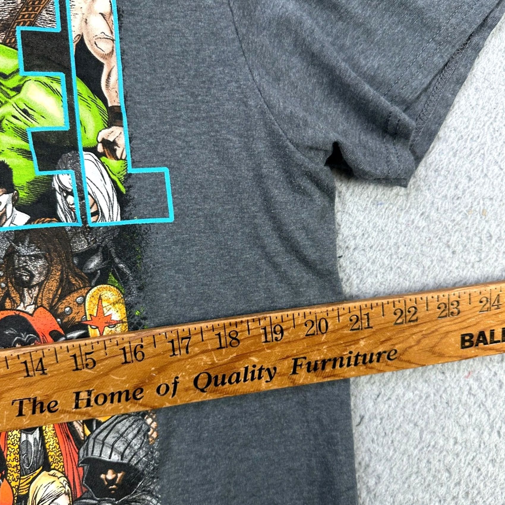 Vintage Marvel Heroes Graphic T-Shirt Mens Large Short Sleeve Crewneck Gray Marvel Size US L / EU 52-54 / 3 - 5 Thumbnail