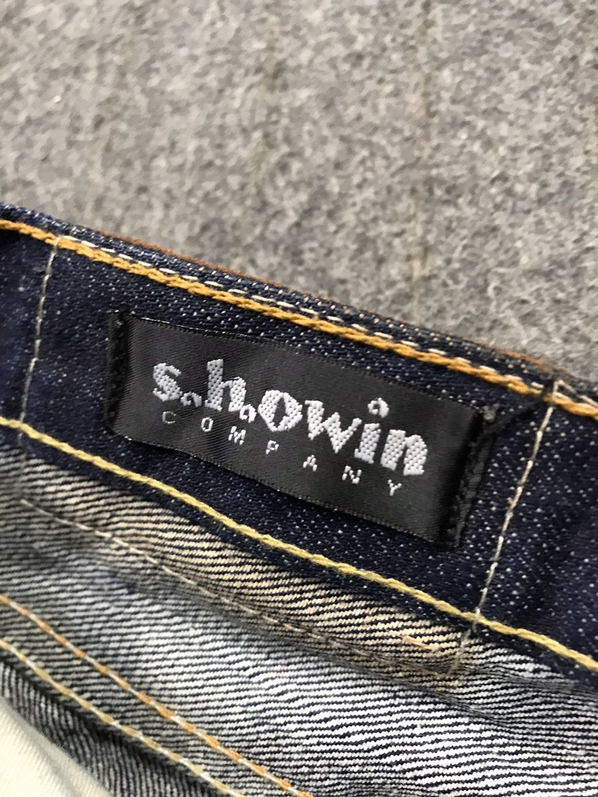 Denime Rare S.h.owin Showin Company Indigo Denim Selvedge Jeans Size US 32 / EU 48 - 11 Thumbnail